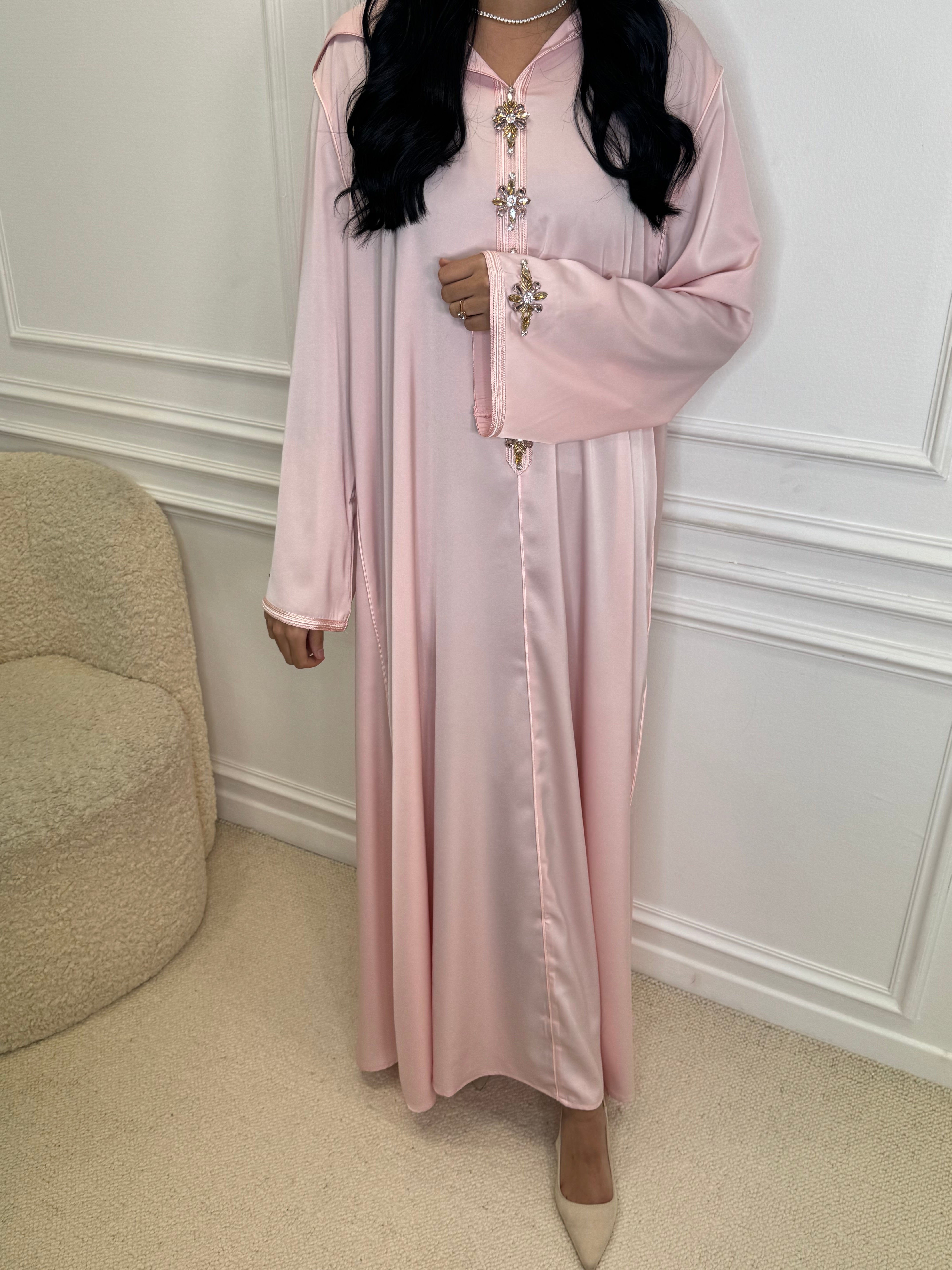 Djellaba SABA rose