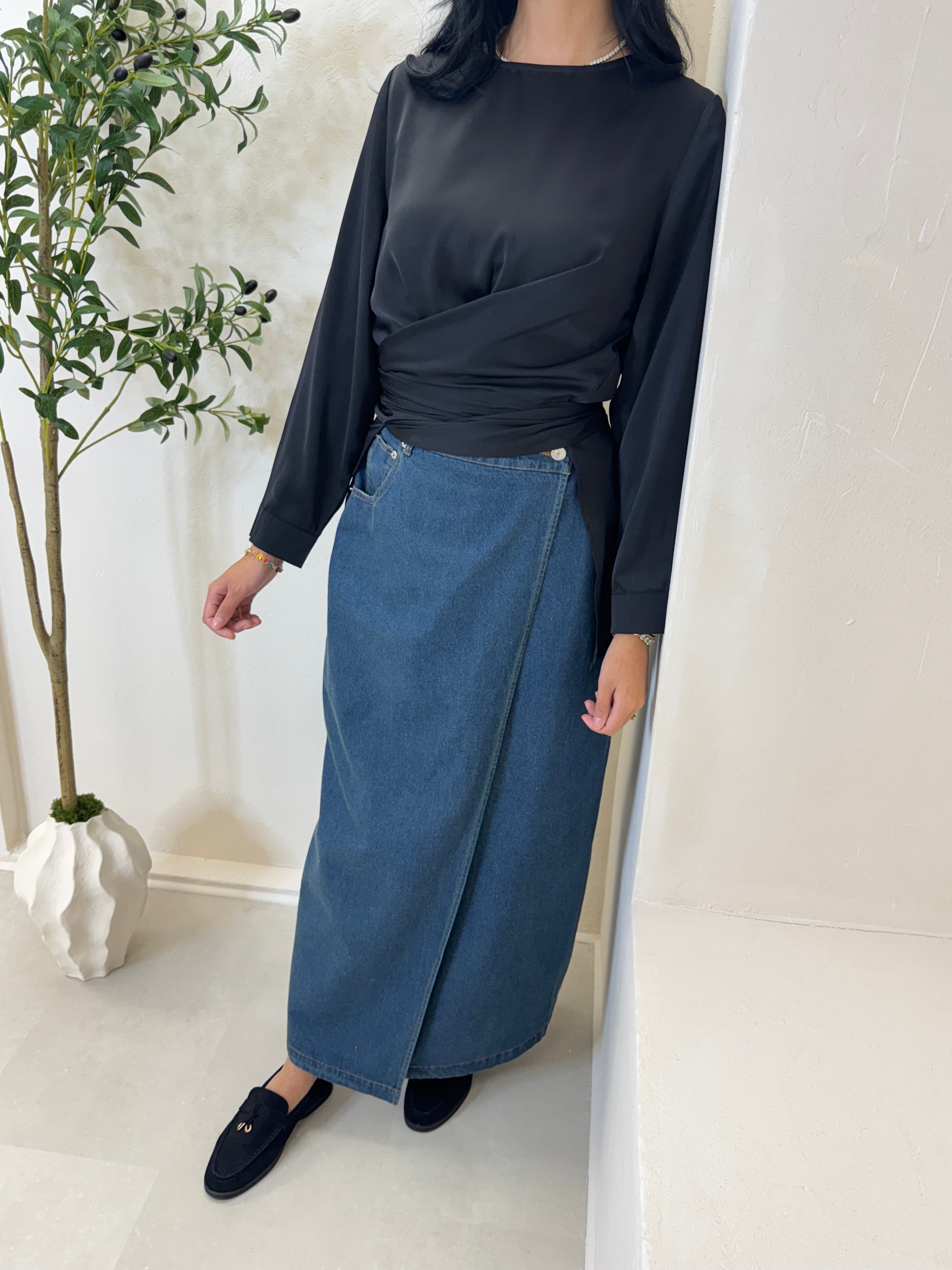 Jupe FENTI bleu jean