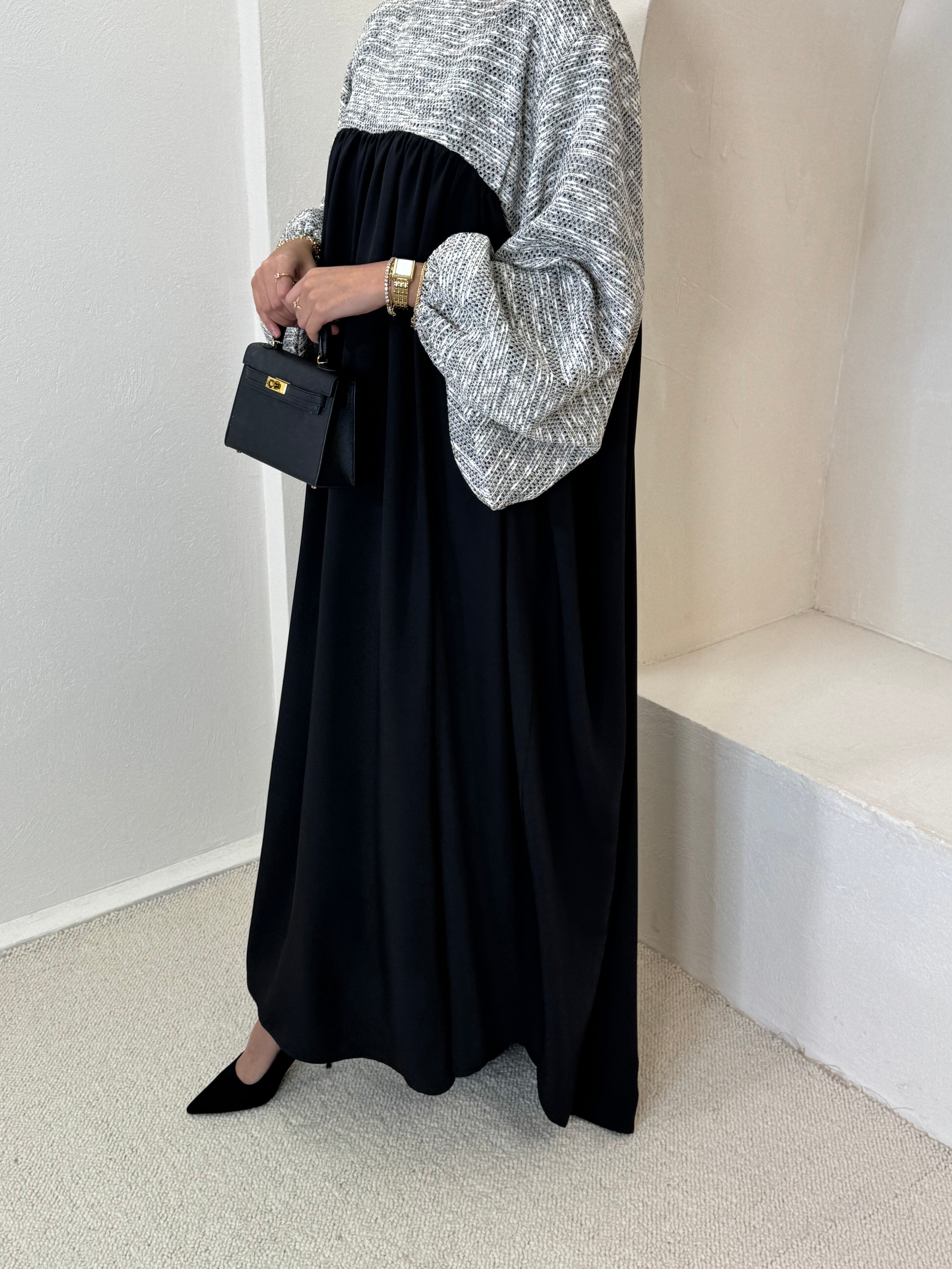 Abaya BELLUCINA beigechiné