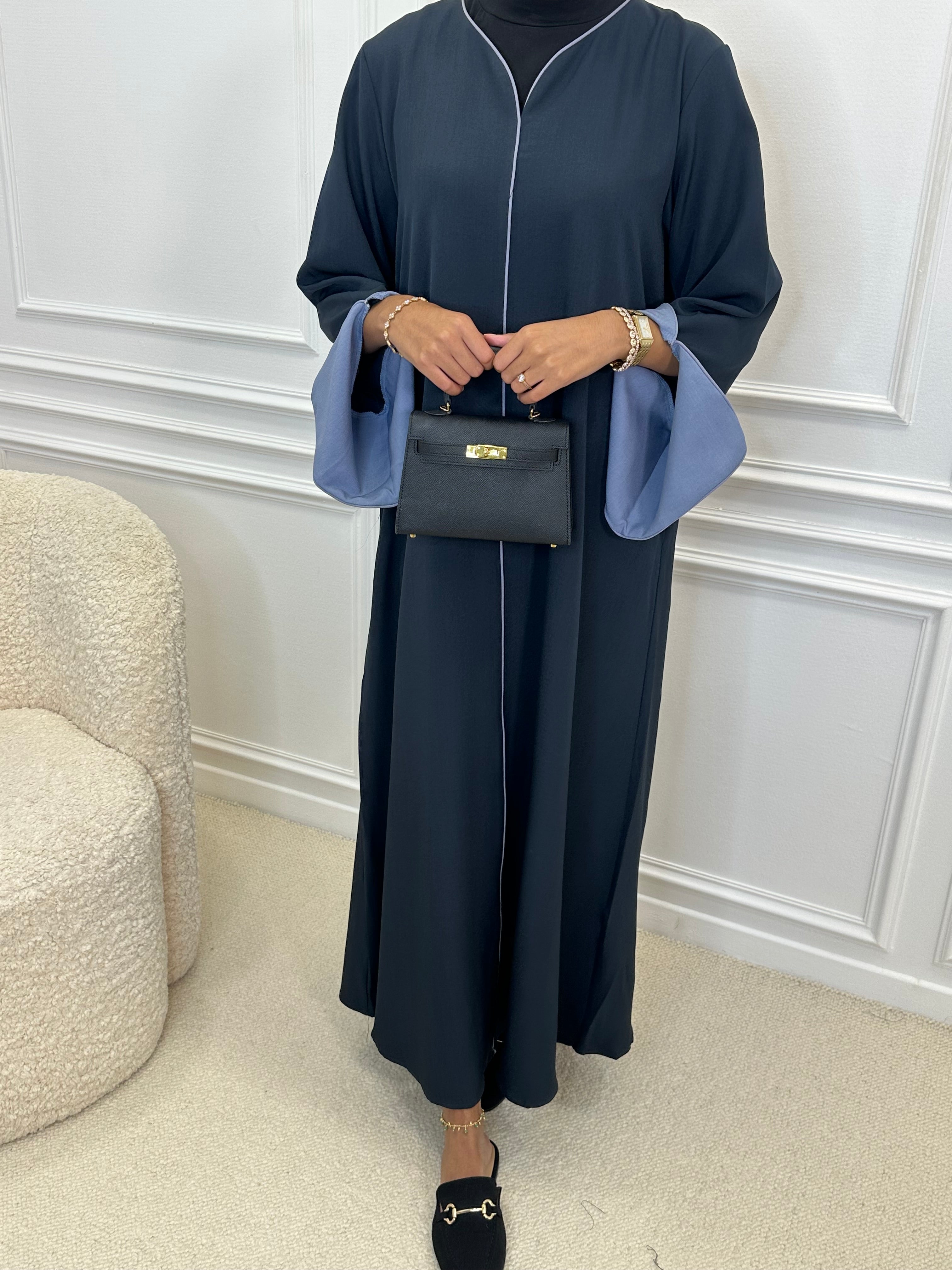 Abaya UZMA bleu
