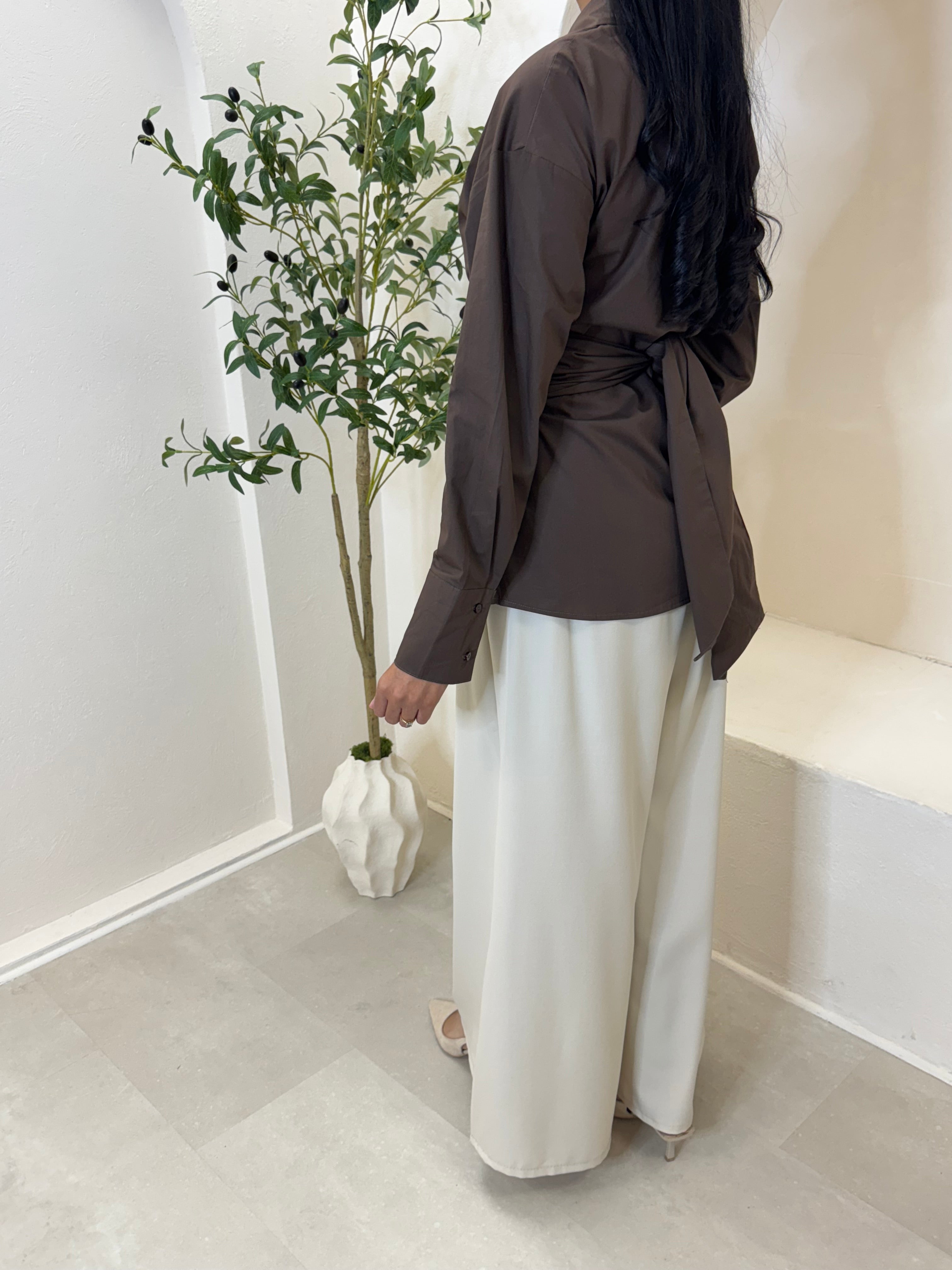 Chemise NOVA moka