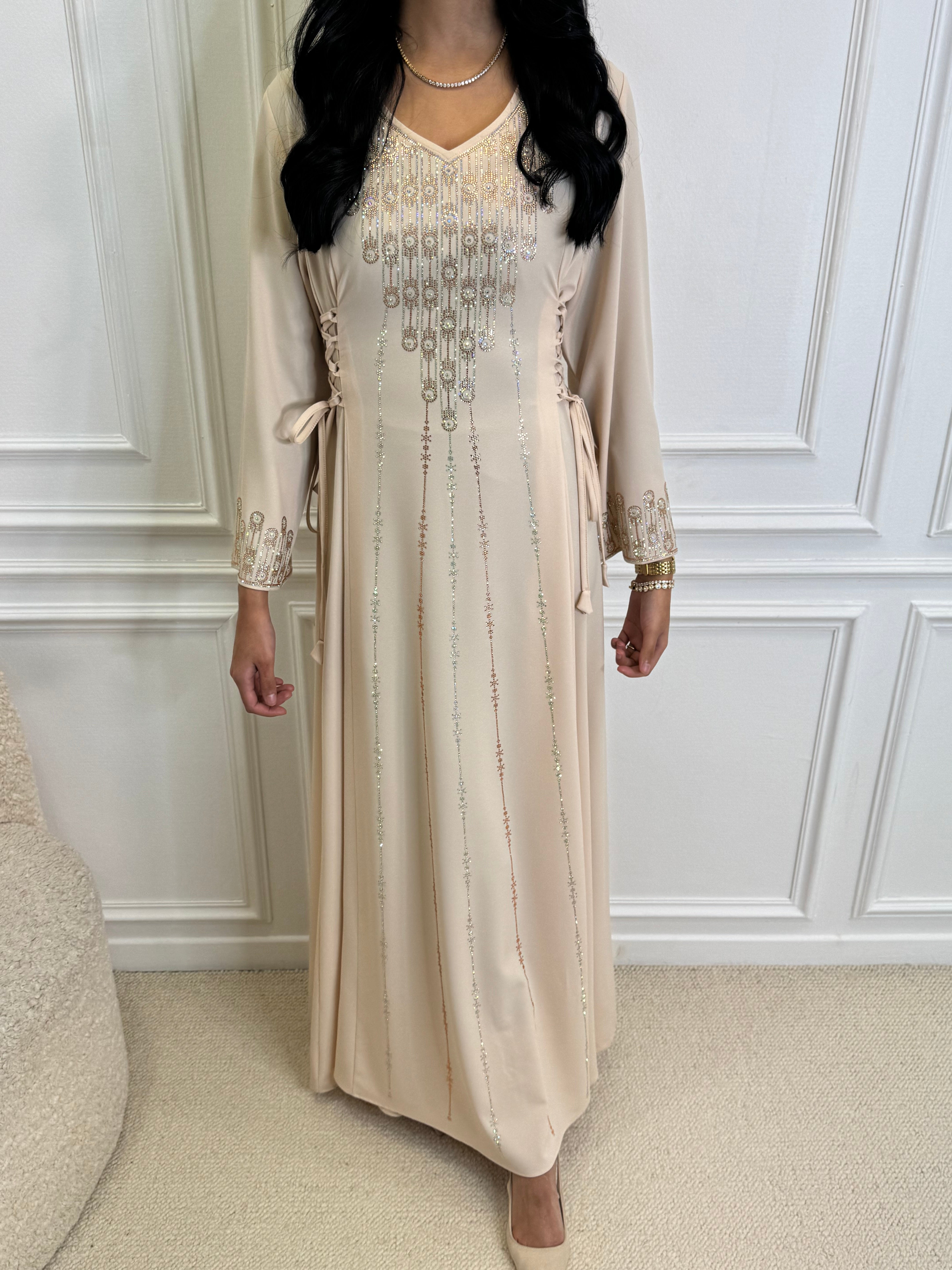 Abaya TEZA beige