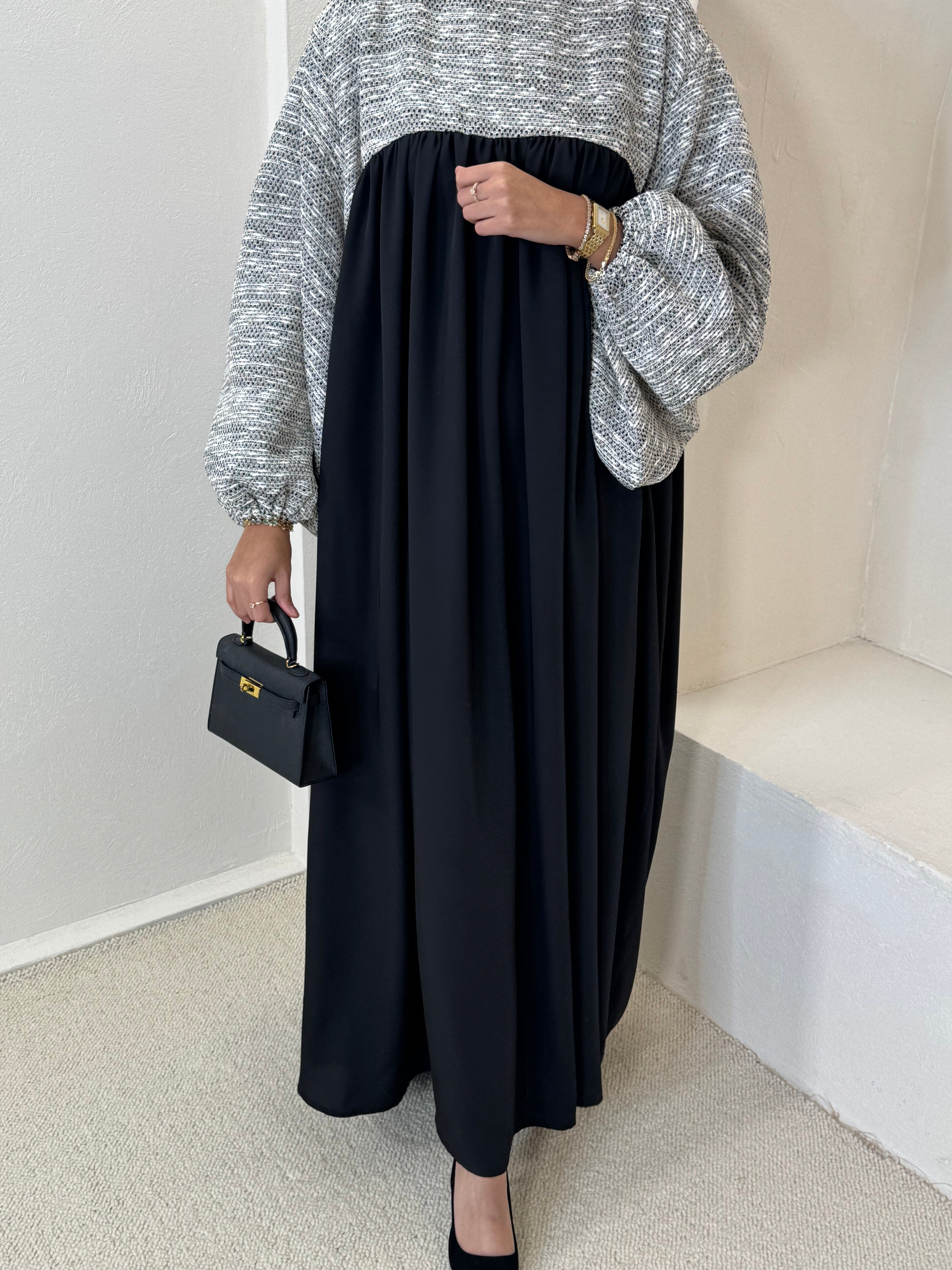 Abaya BELLUCINA beigechiné