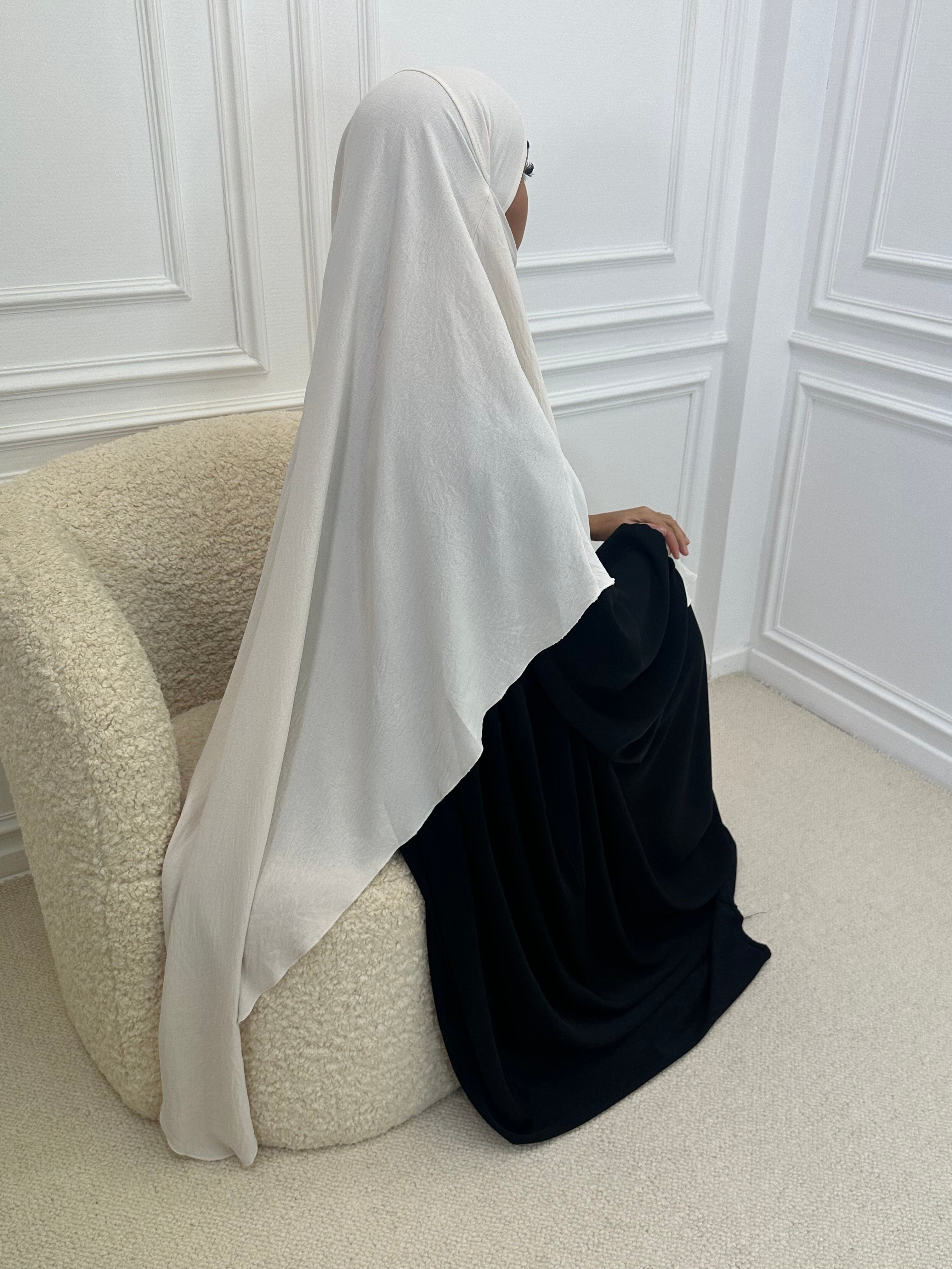 Khimar jazz crème
