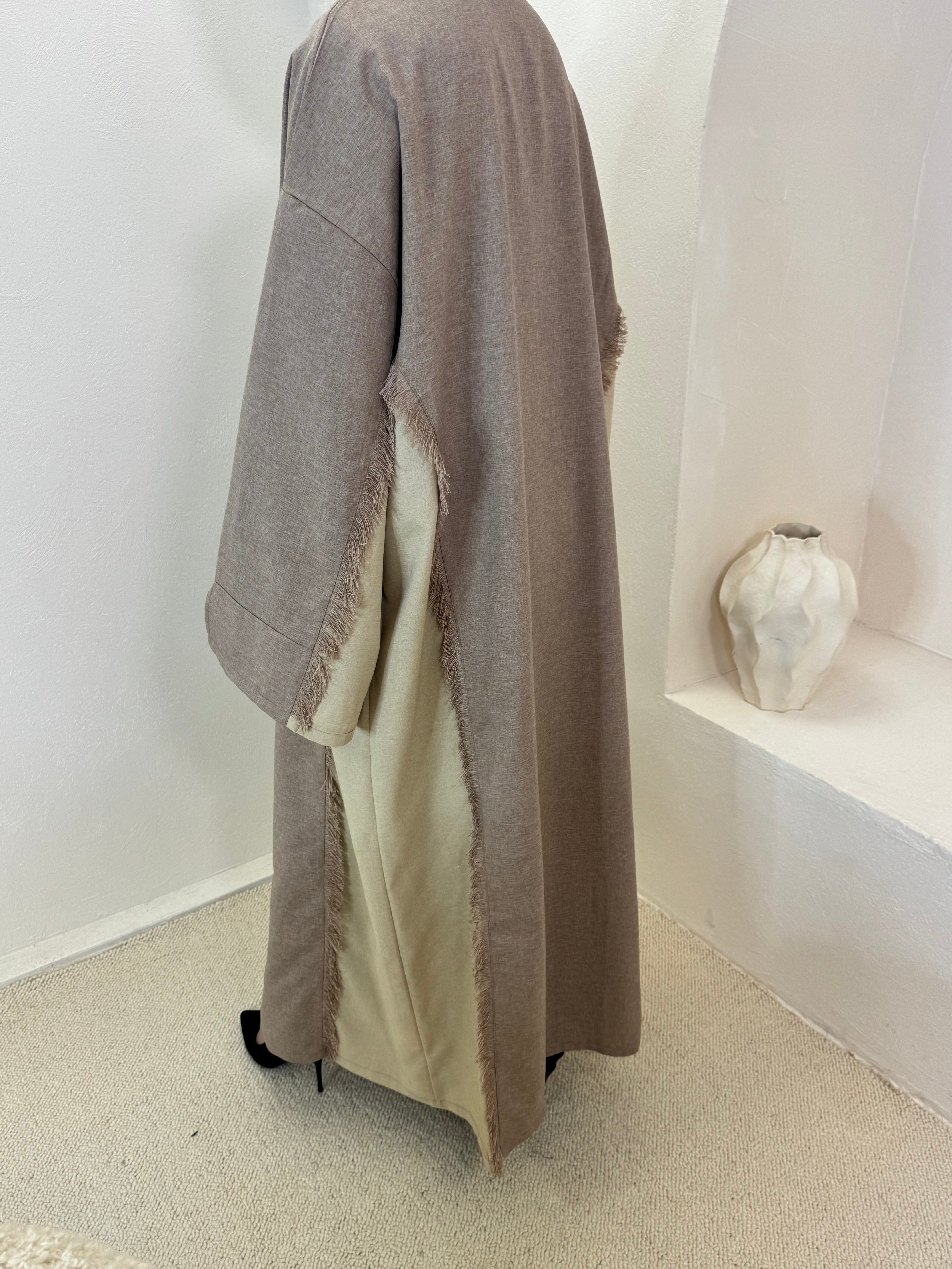 Kimono OSLO Beige y Topo