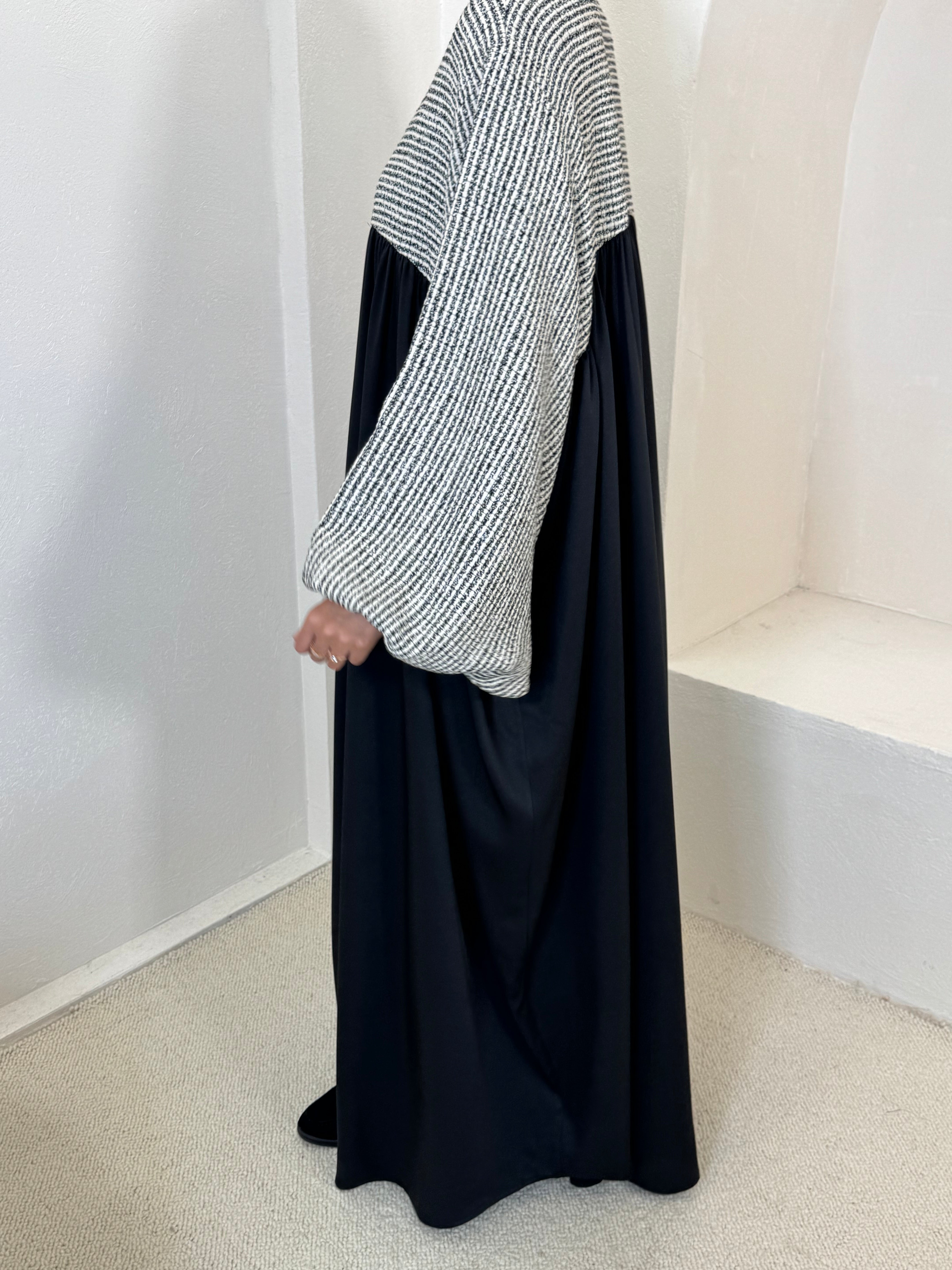 Abaya BELUCCINA rayée