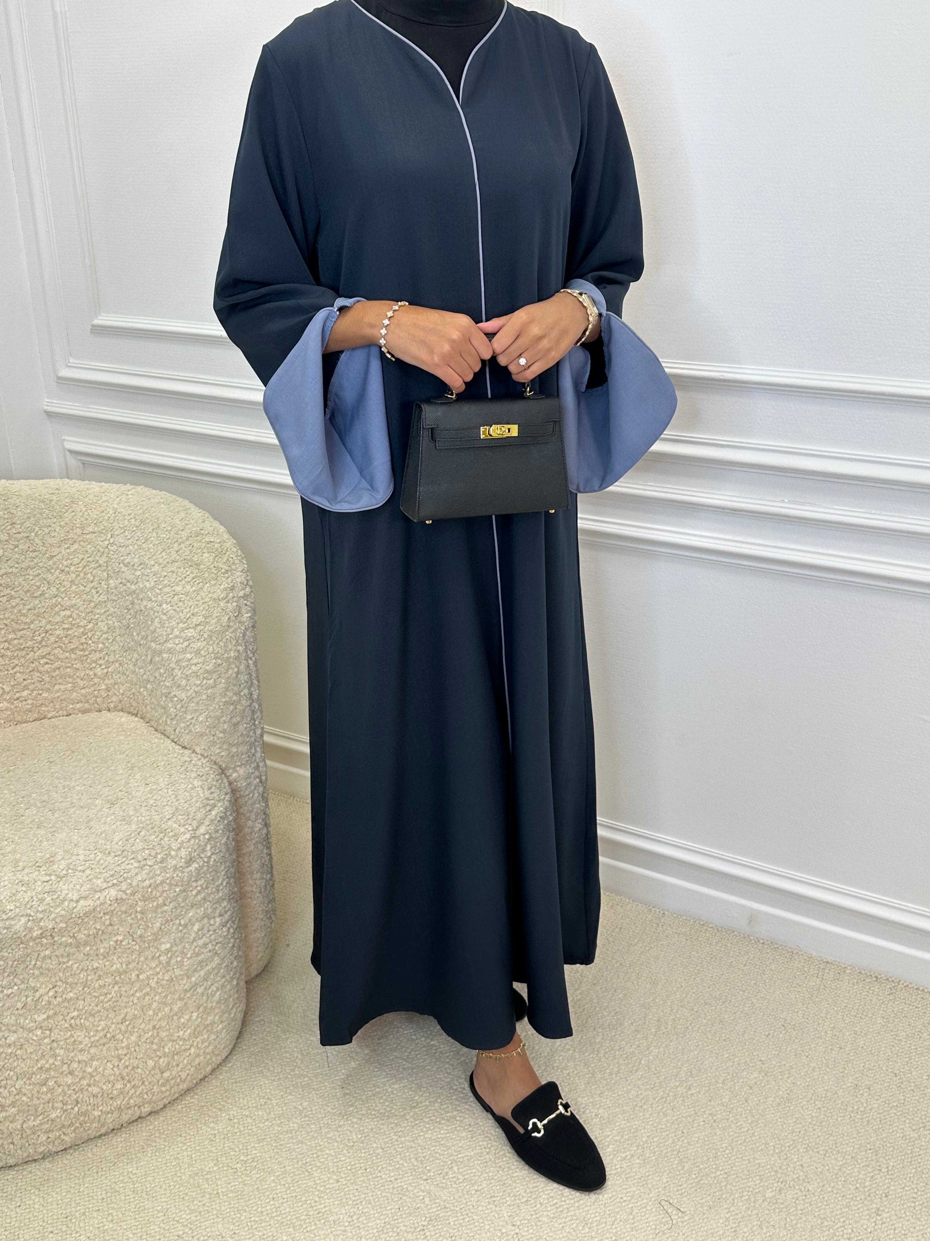 Abaya UZMA bleu