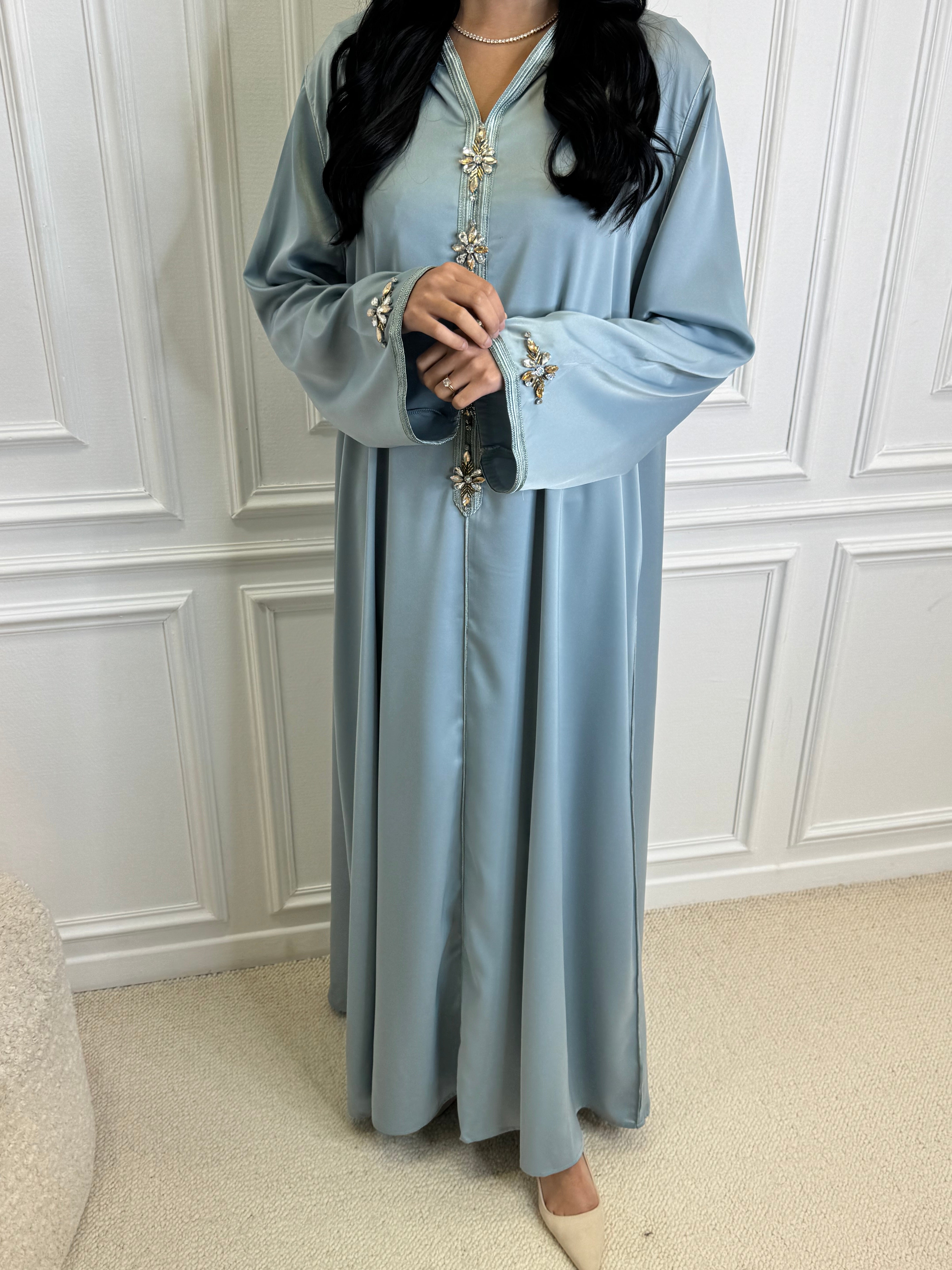Djellaba SAJA bleu
