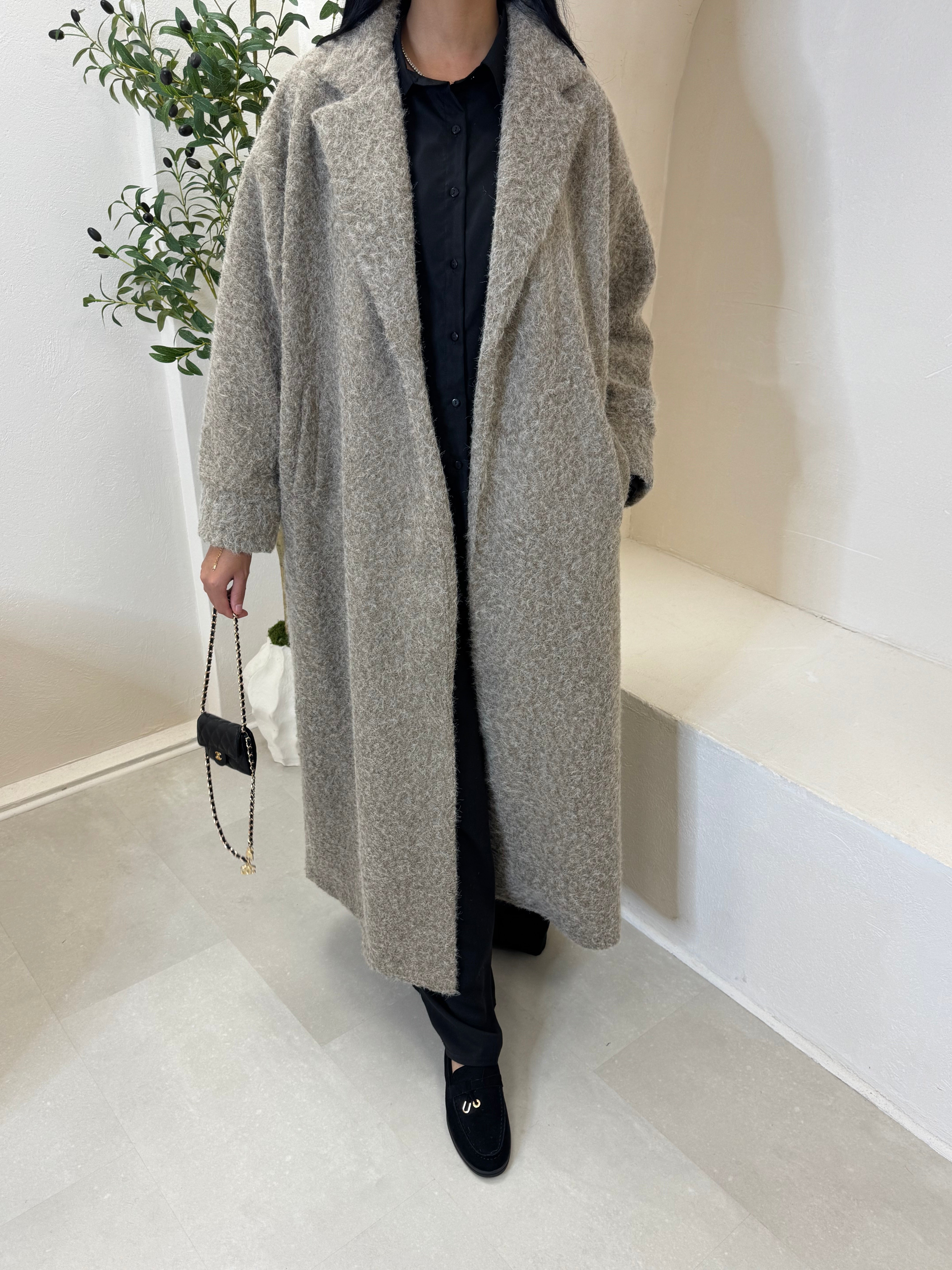 Manteau NOVA taupe