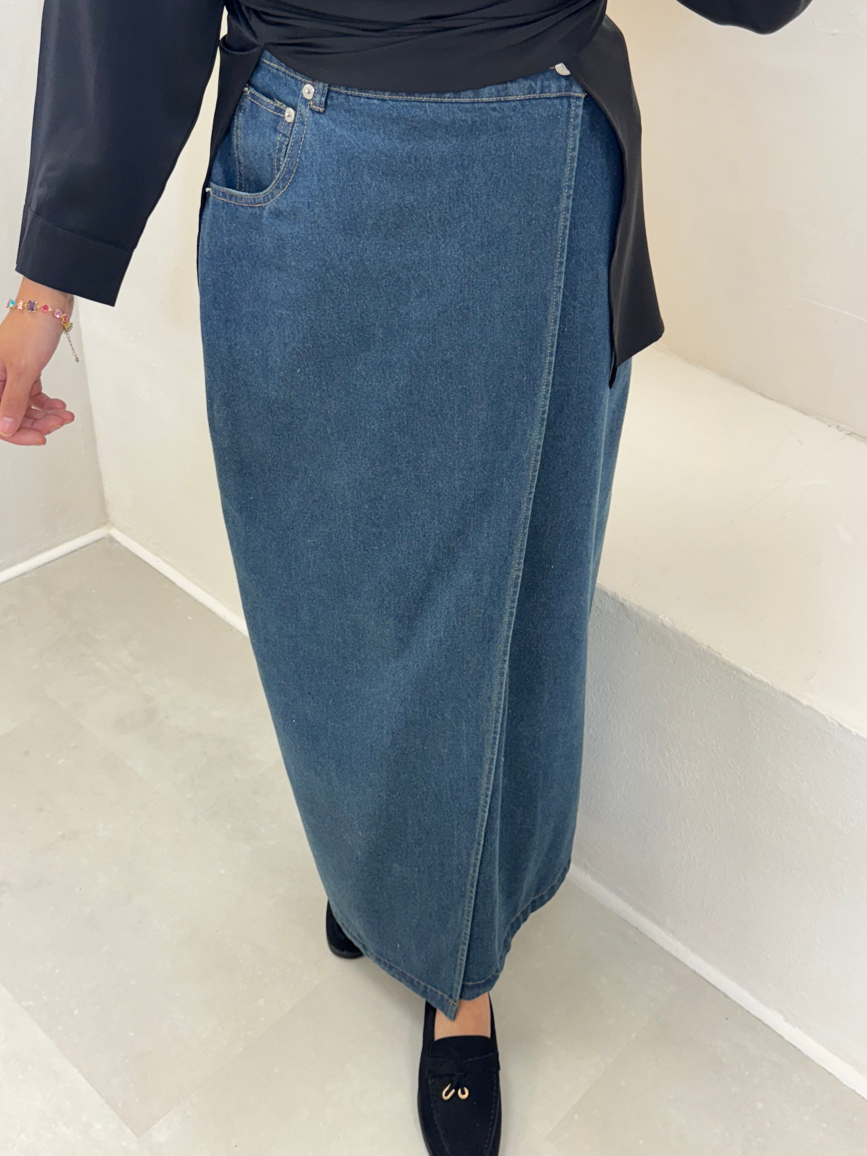 Jupe FENTI bleu jean