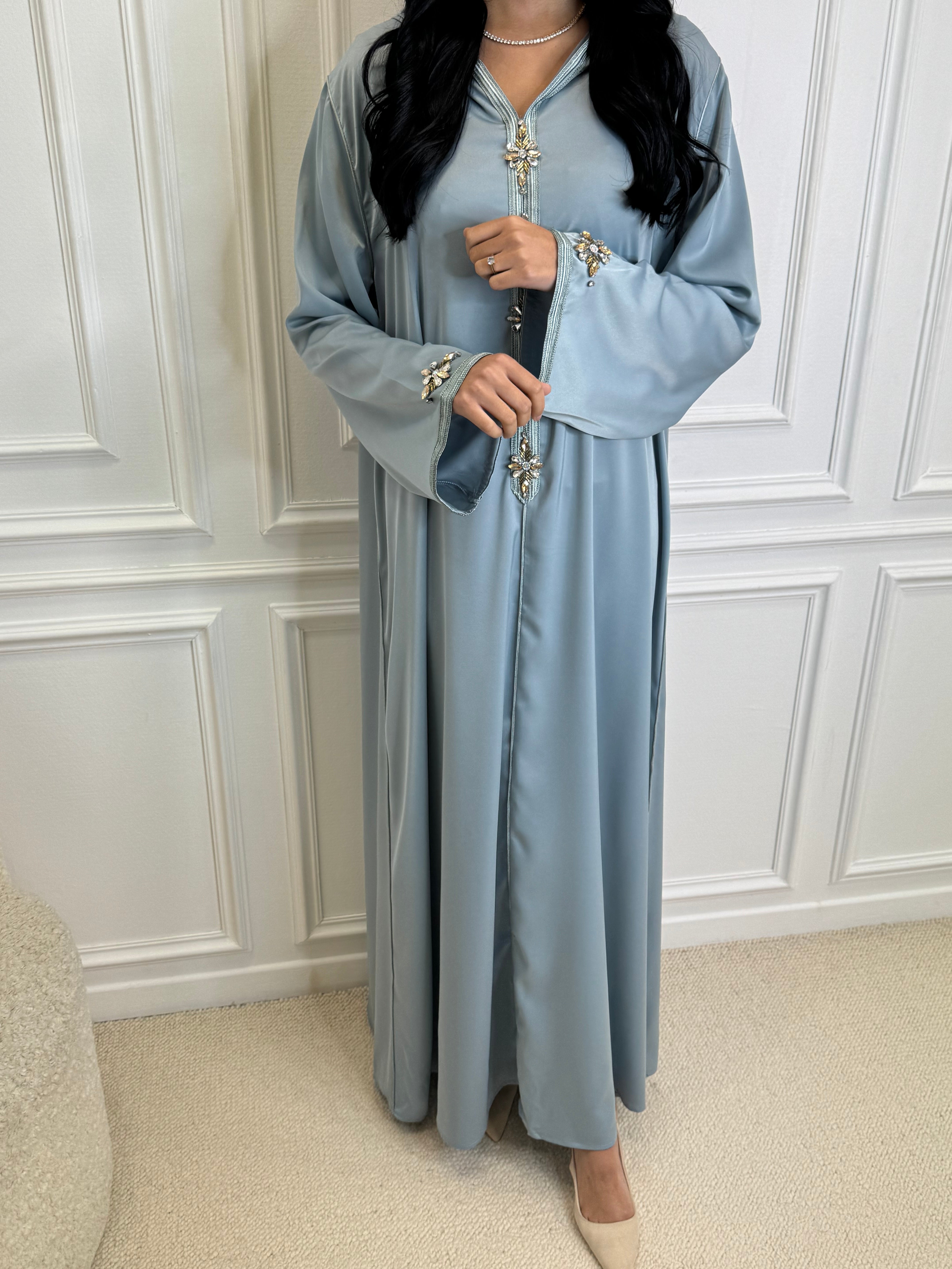Djellaba SAJA bleu