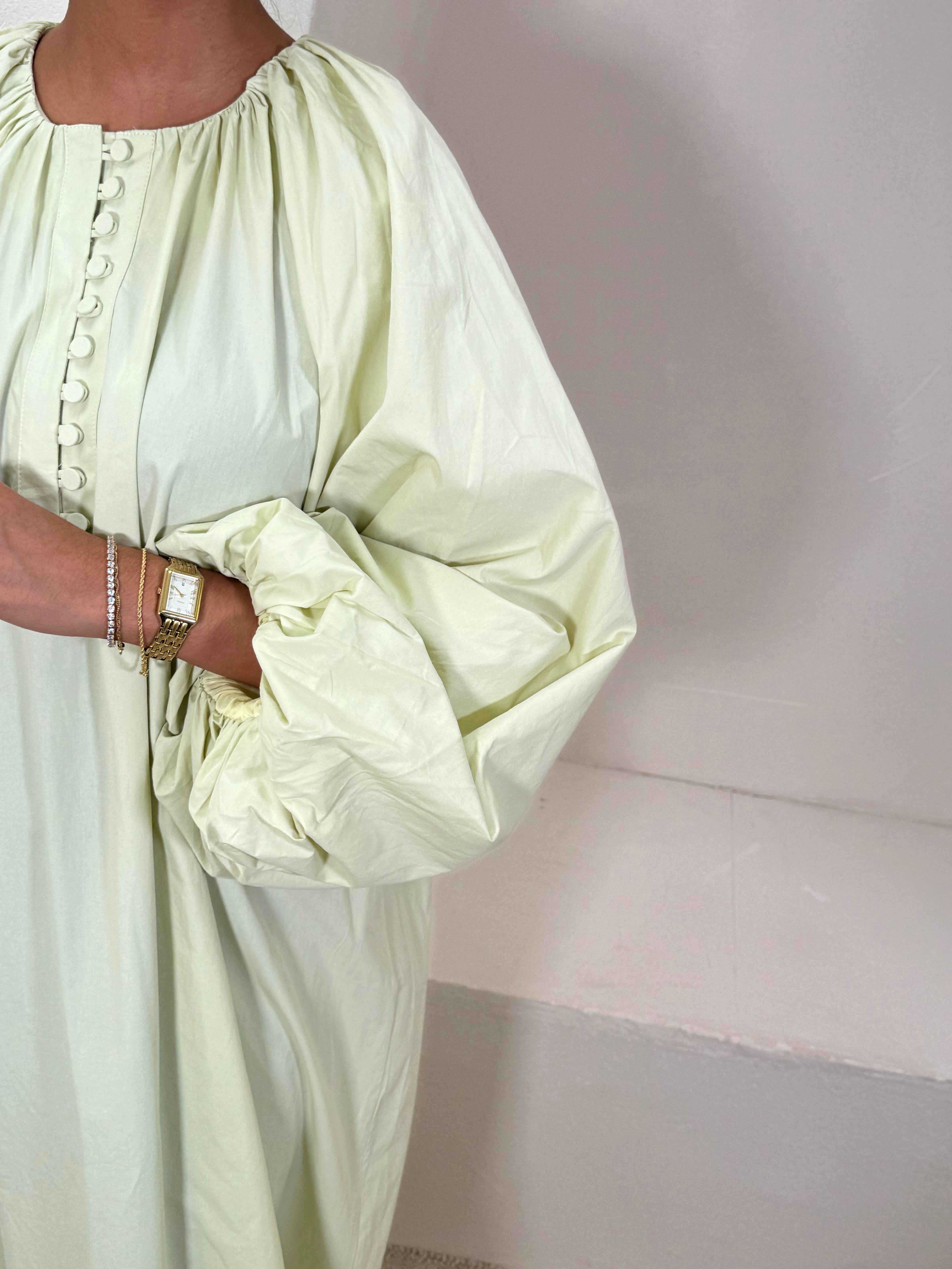 Robe LINA - Citronnelle