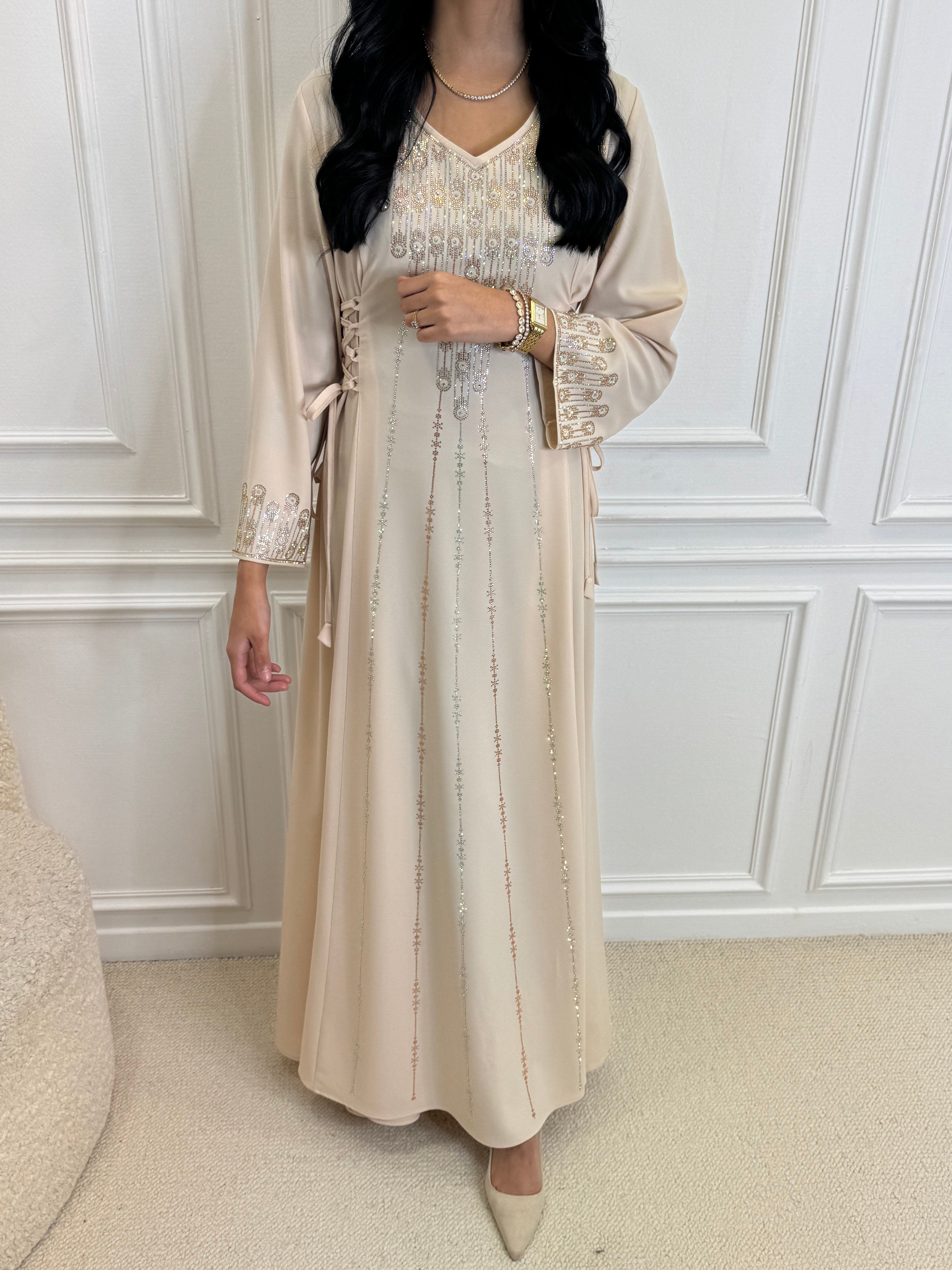 Abaya TEZA beige