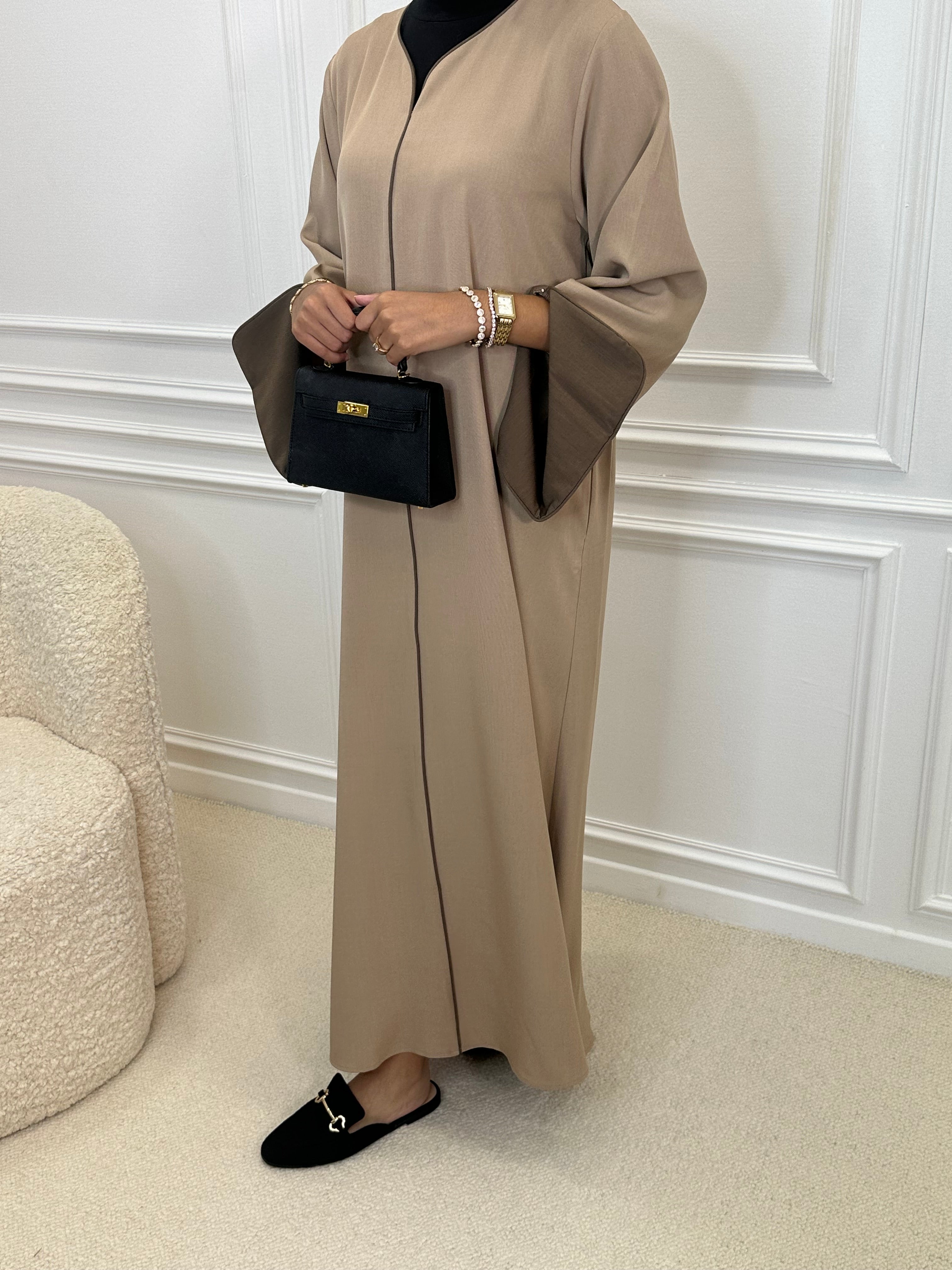 Abaya UZMA sable