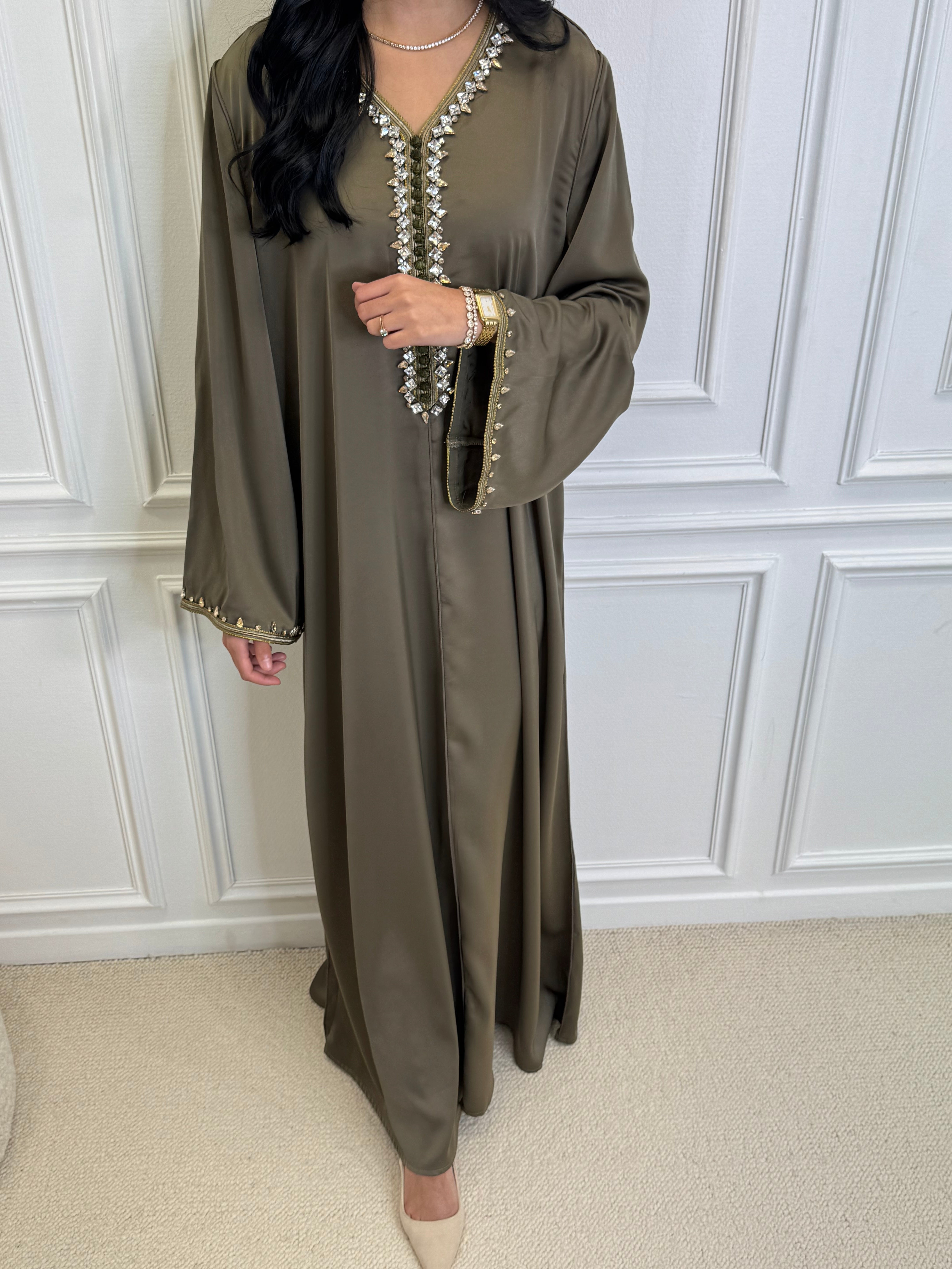 Djellaba TIZNIT kaki