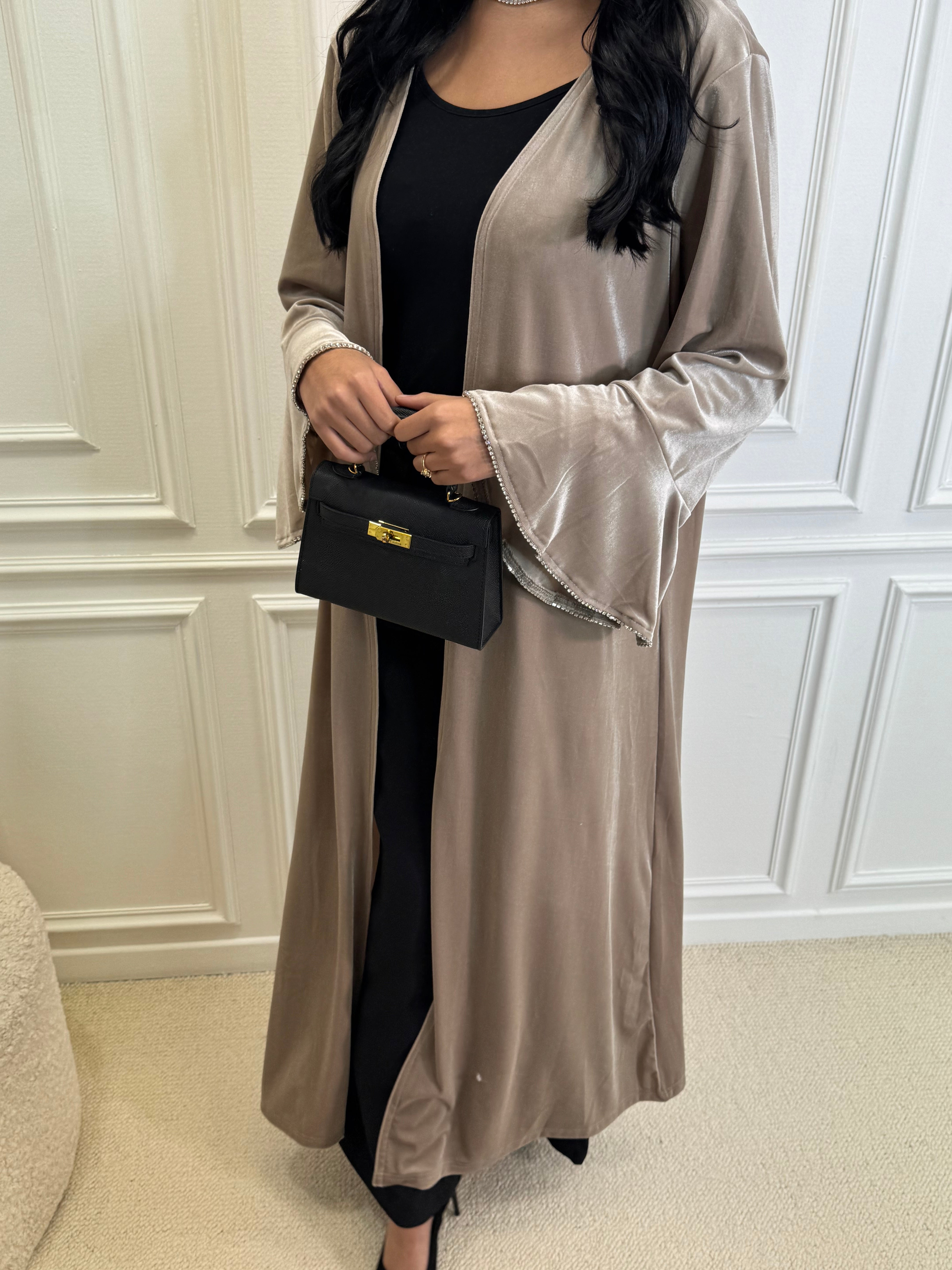 Kimono VELOURIA sable