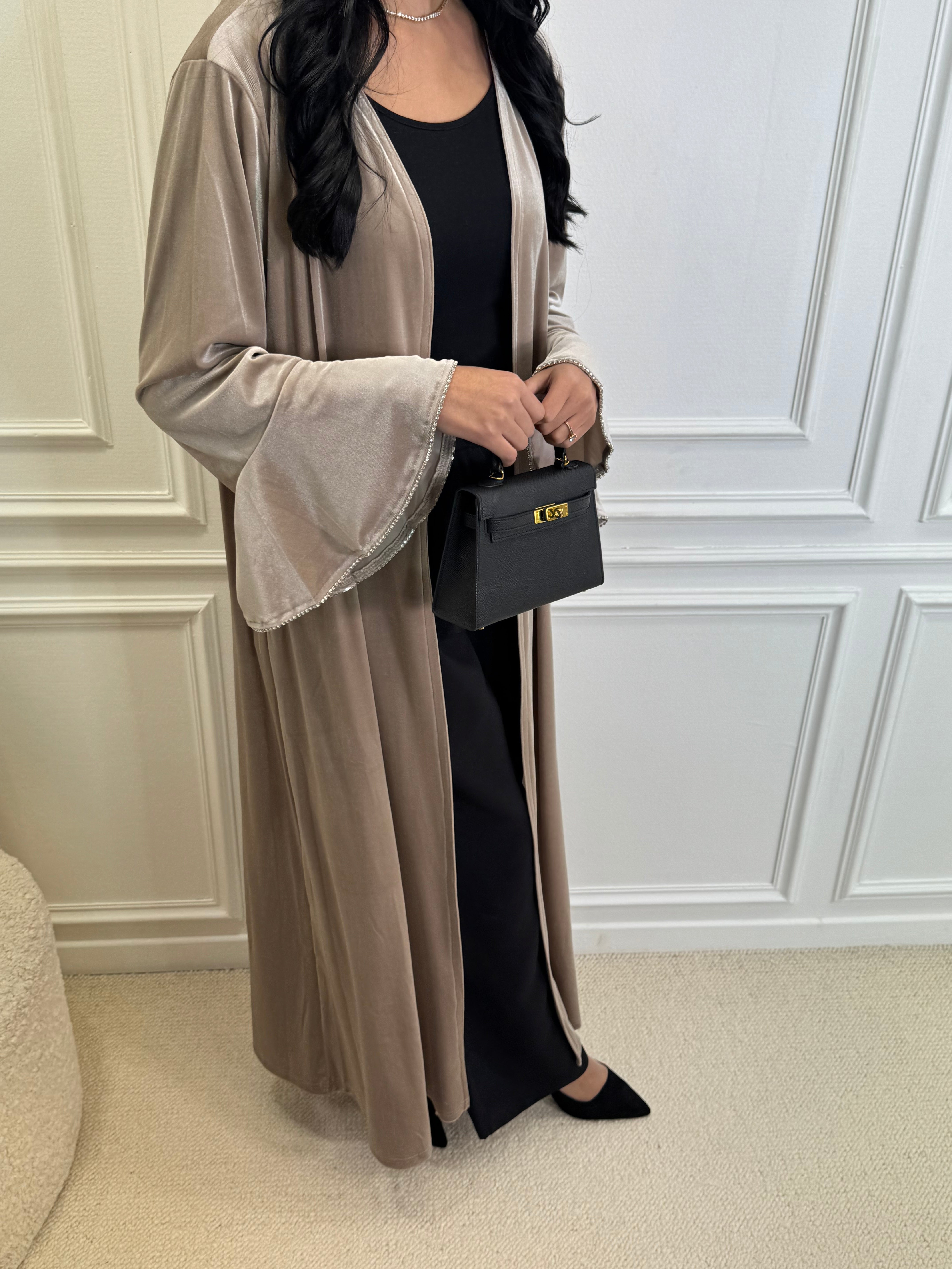 Kimono VELOURIA sable