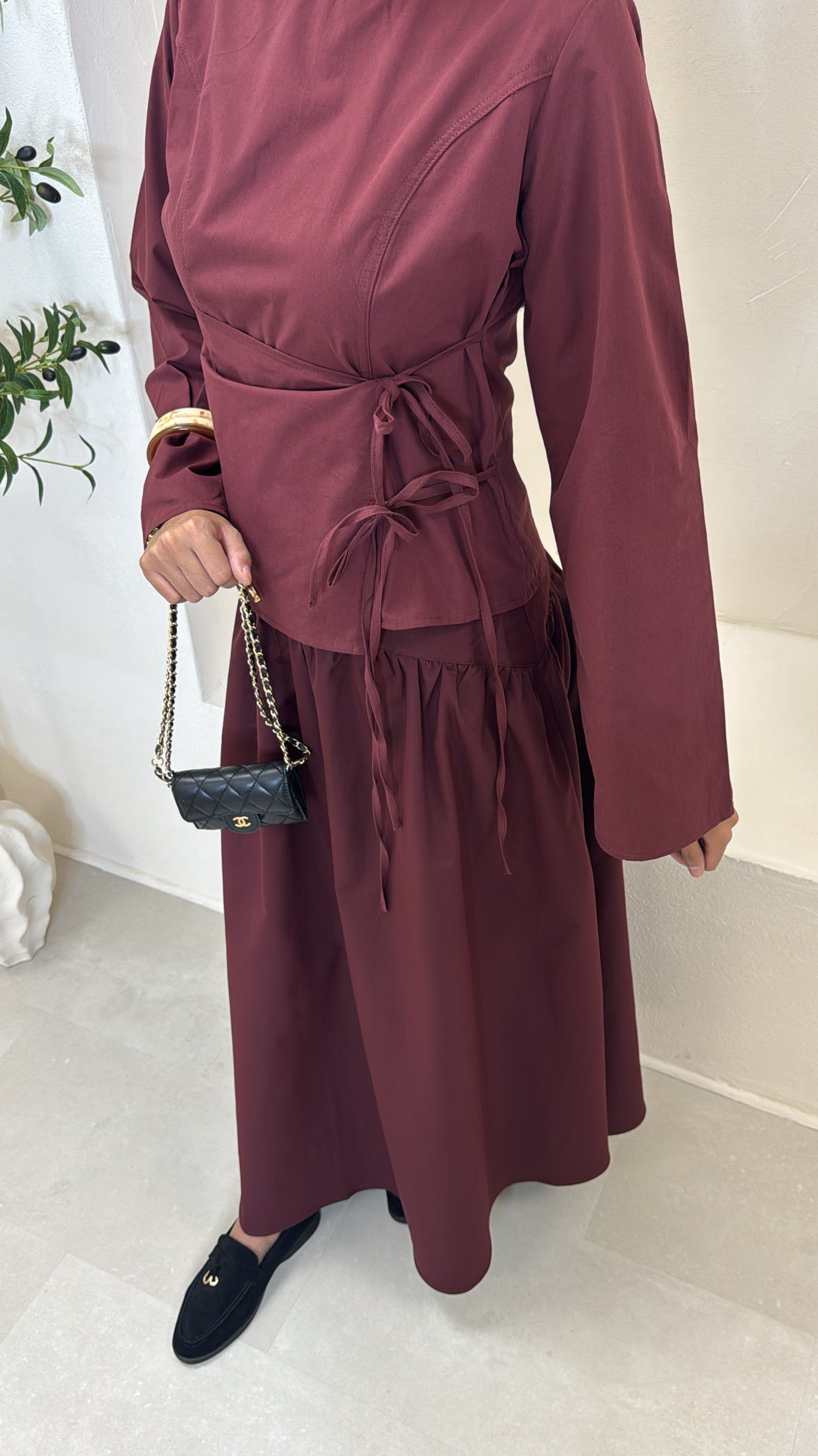 Haut TIKA bordeaux