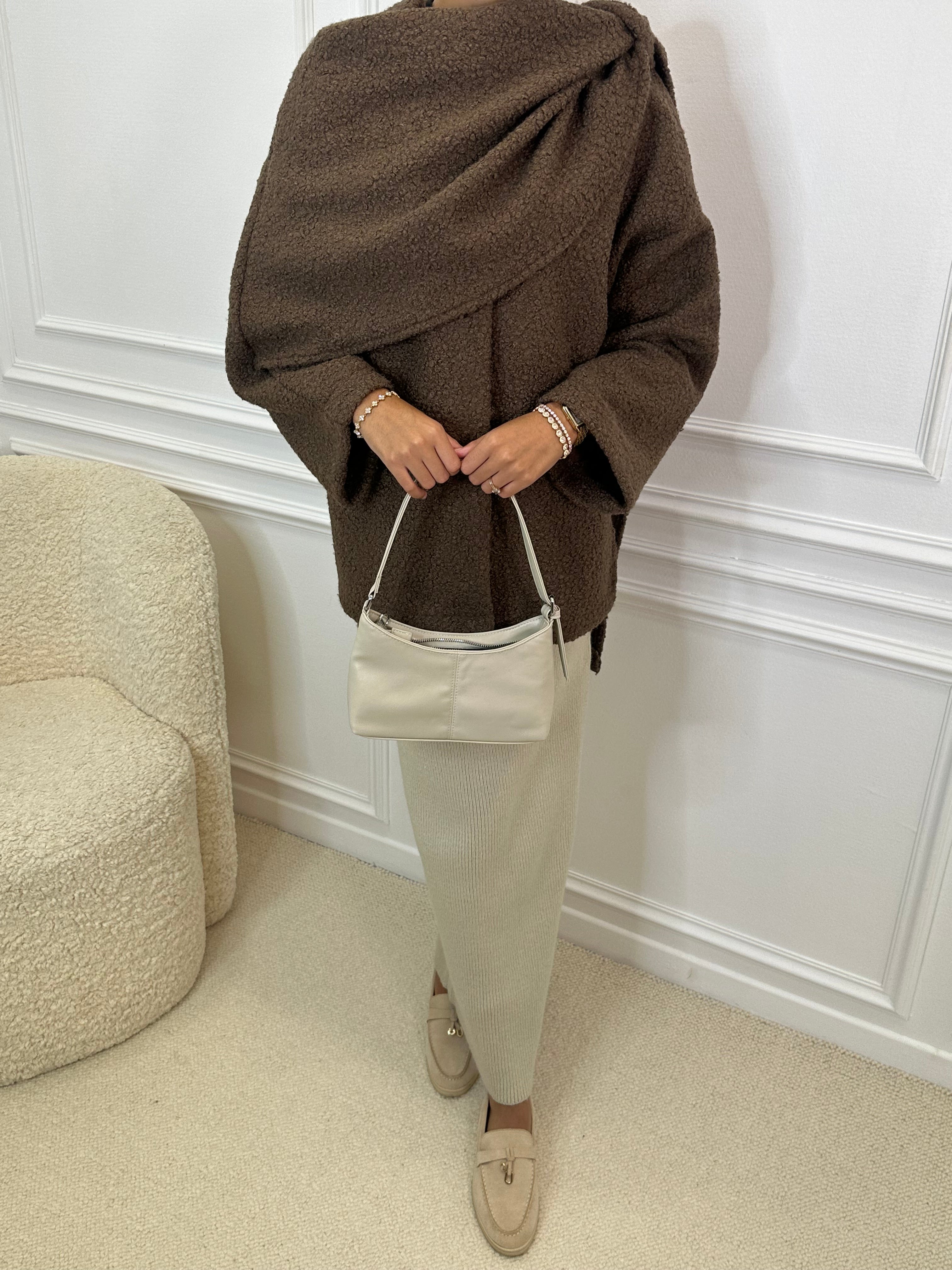 Manteau POLY chocolat