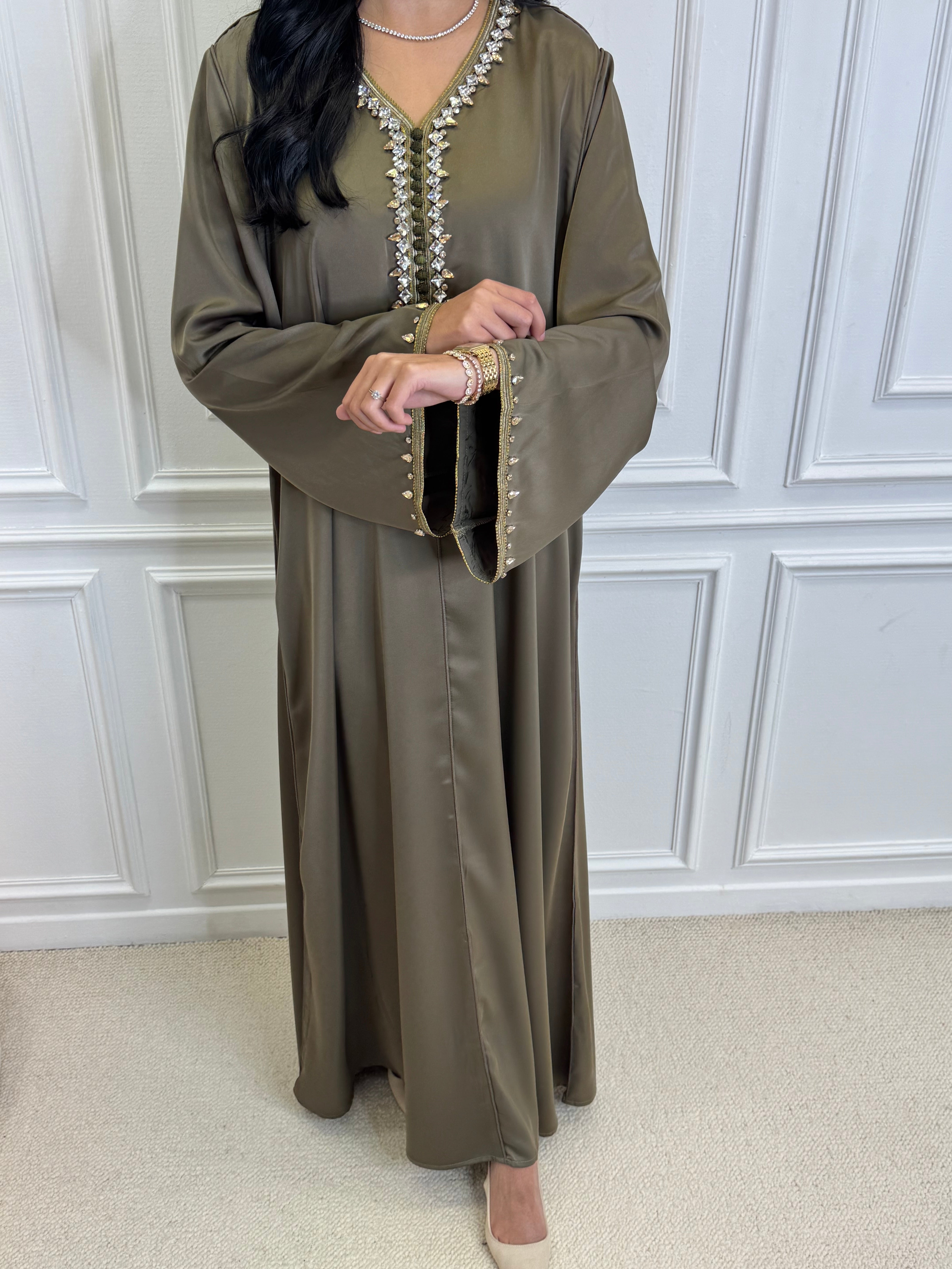 Djellaba TIZNIT kaki