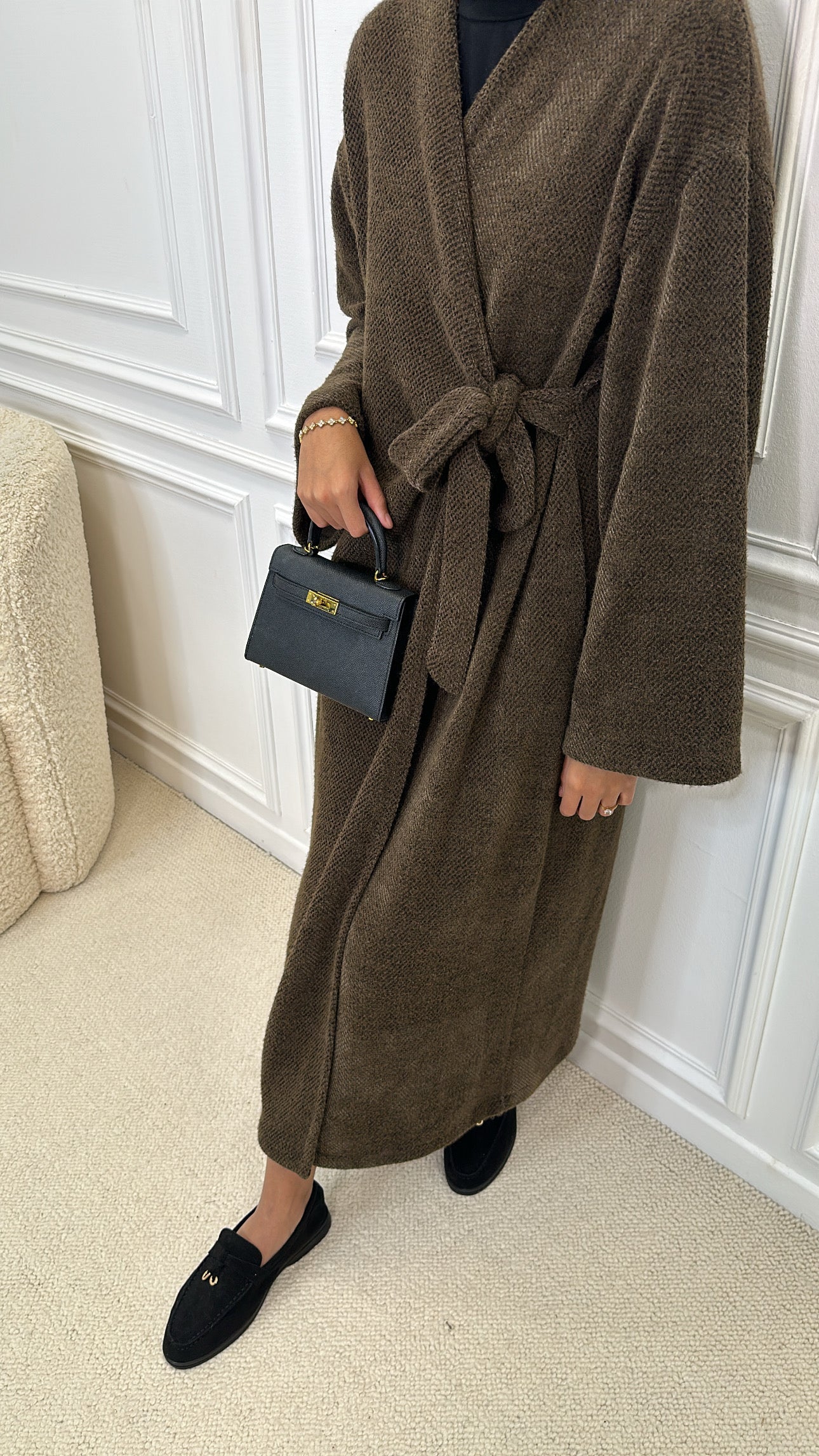 Gilet LOVELY marron