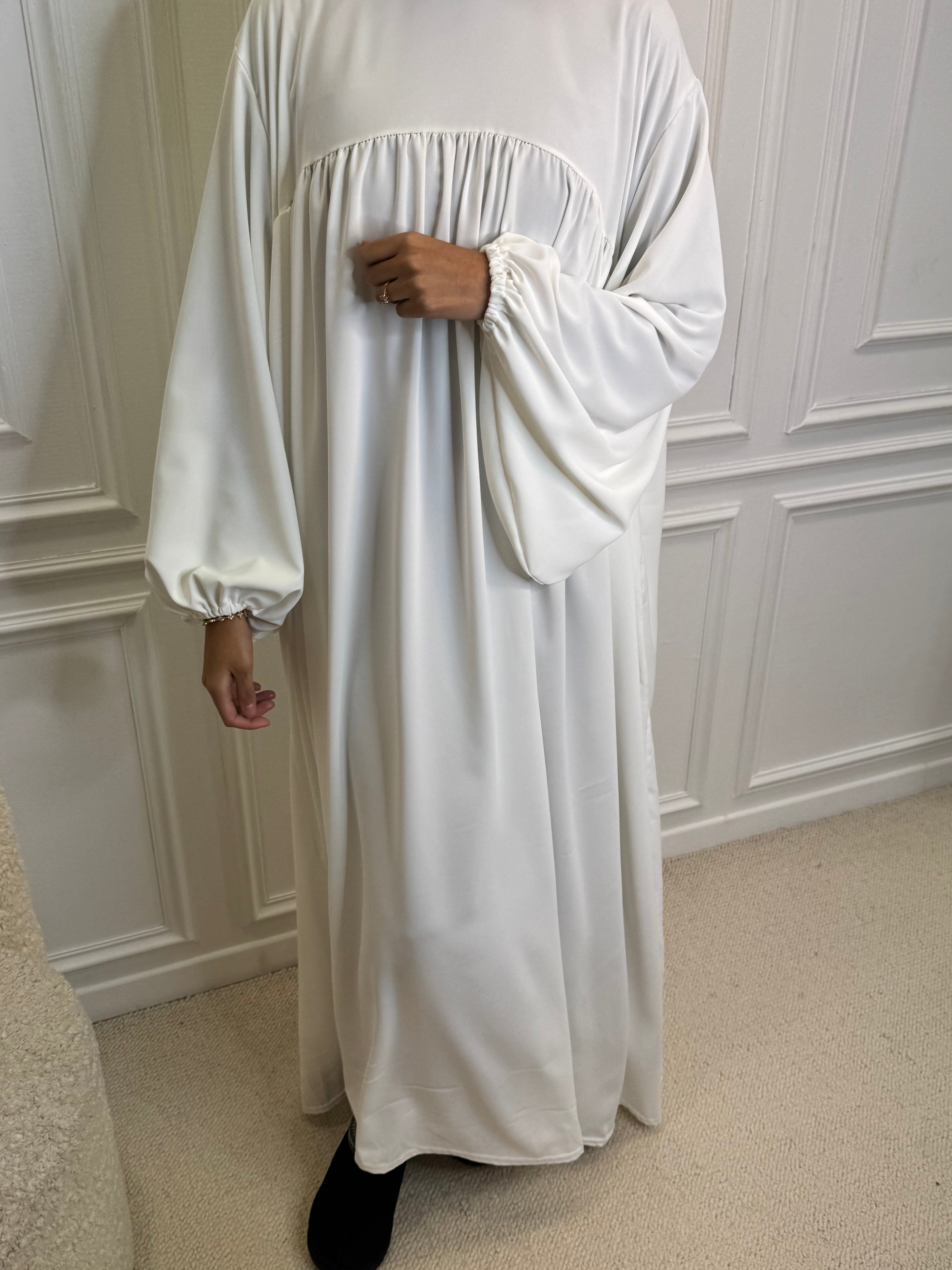 Witte AMEL Abaya