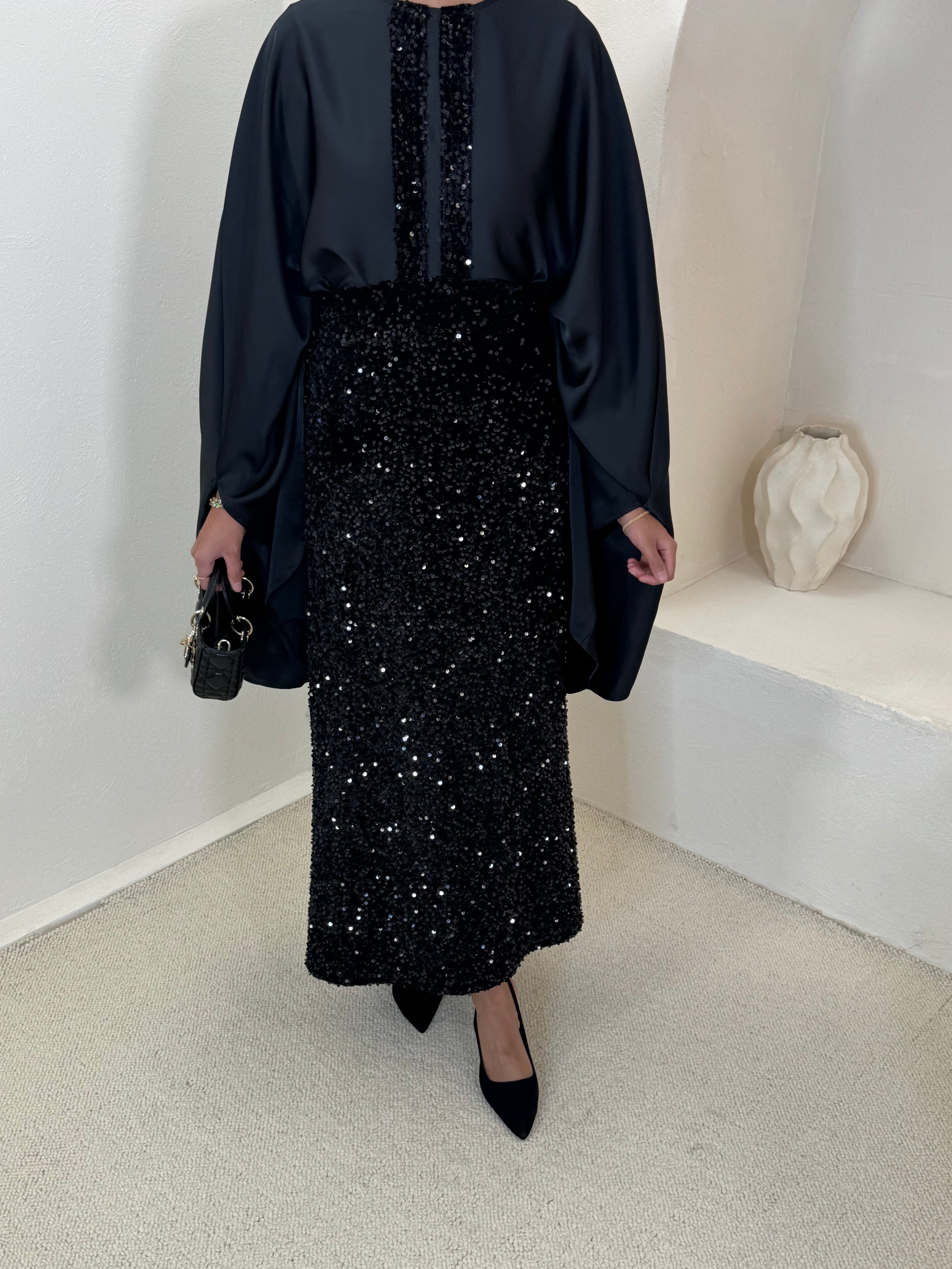 Set NOON sequin noir