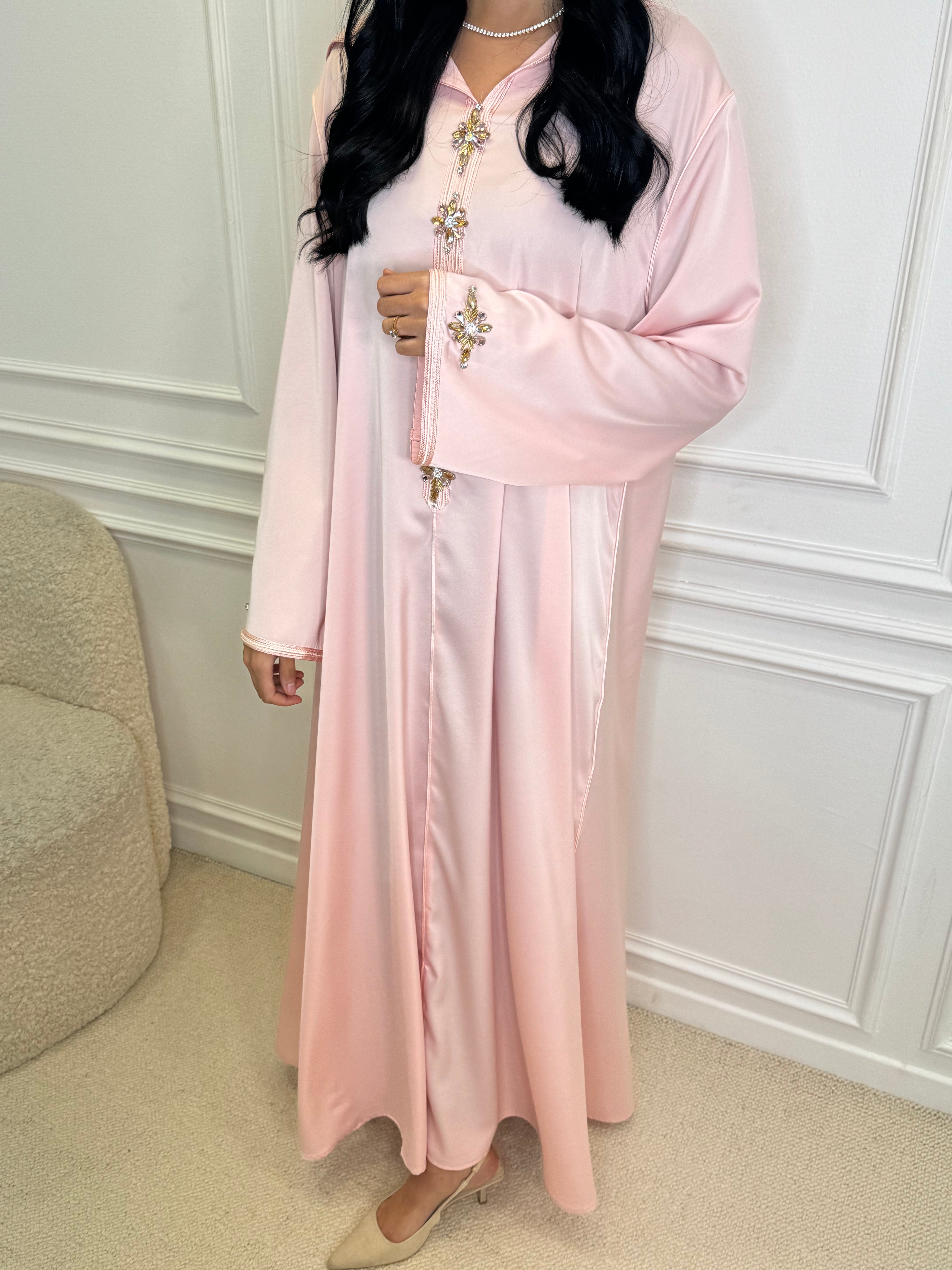 Djellaba SABA rose