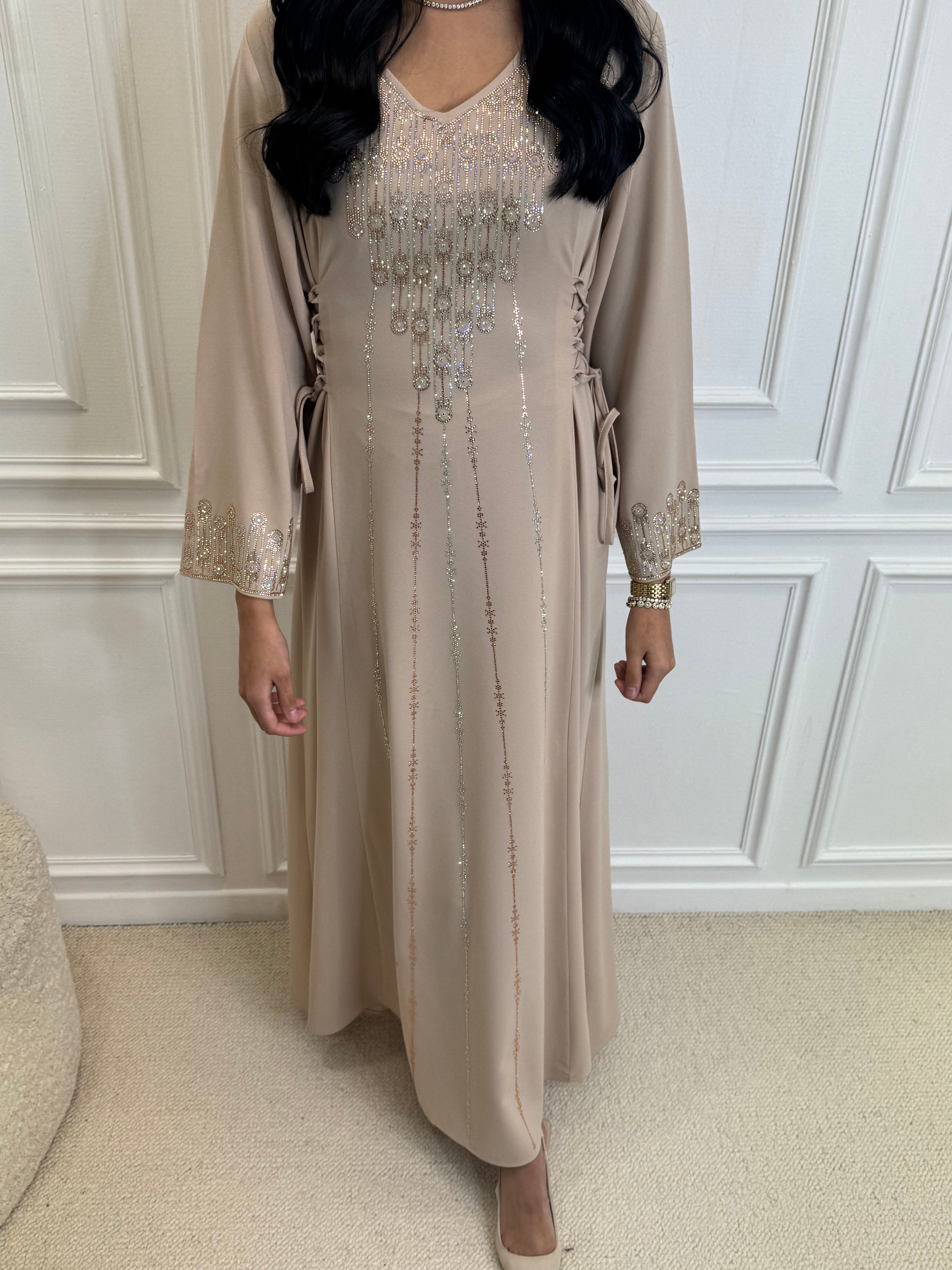 Abaya TEZA taupe