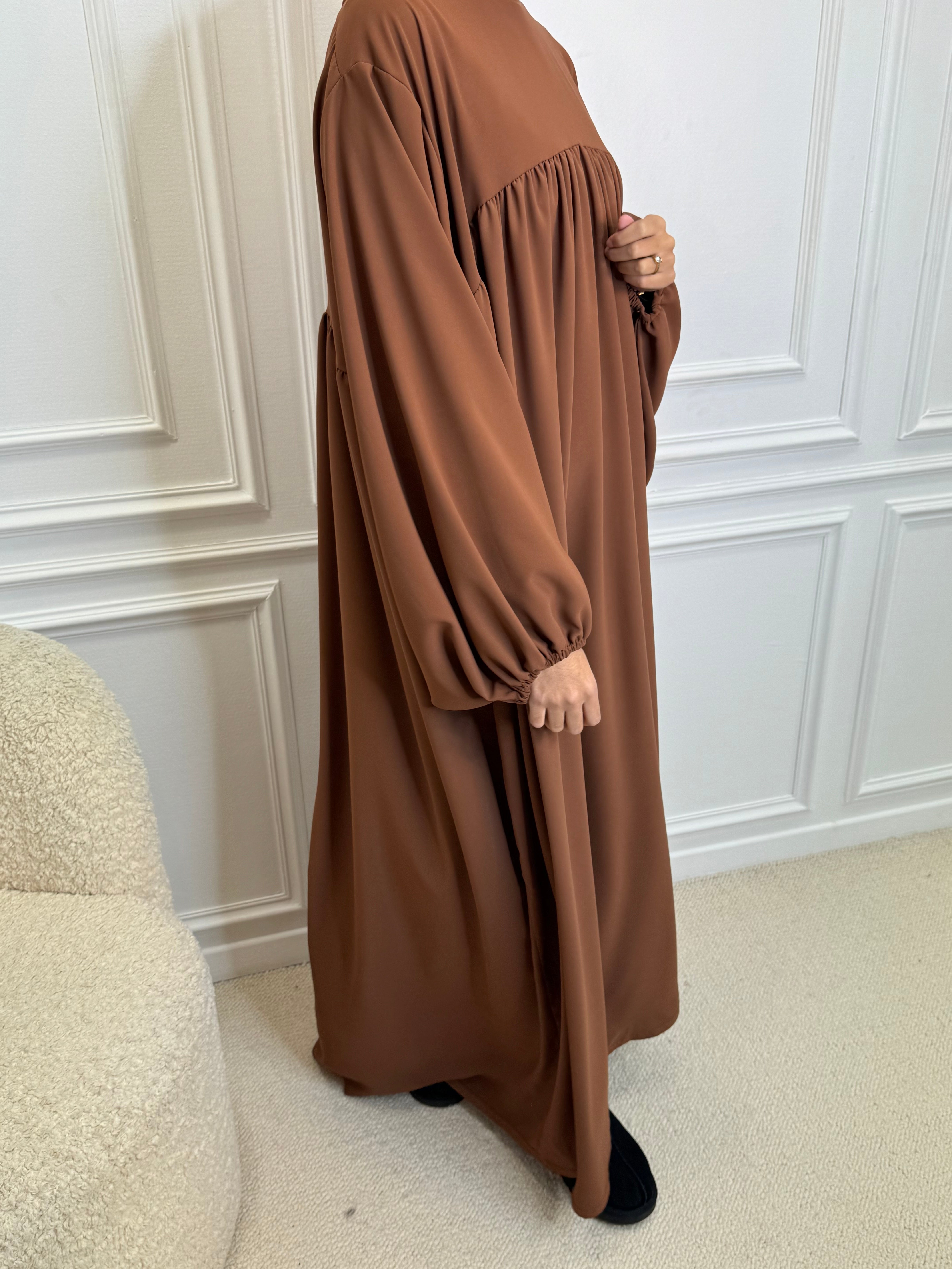 Abaya AMEL marron