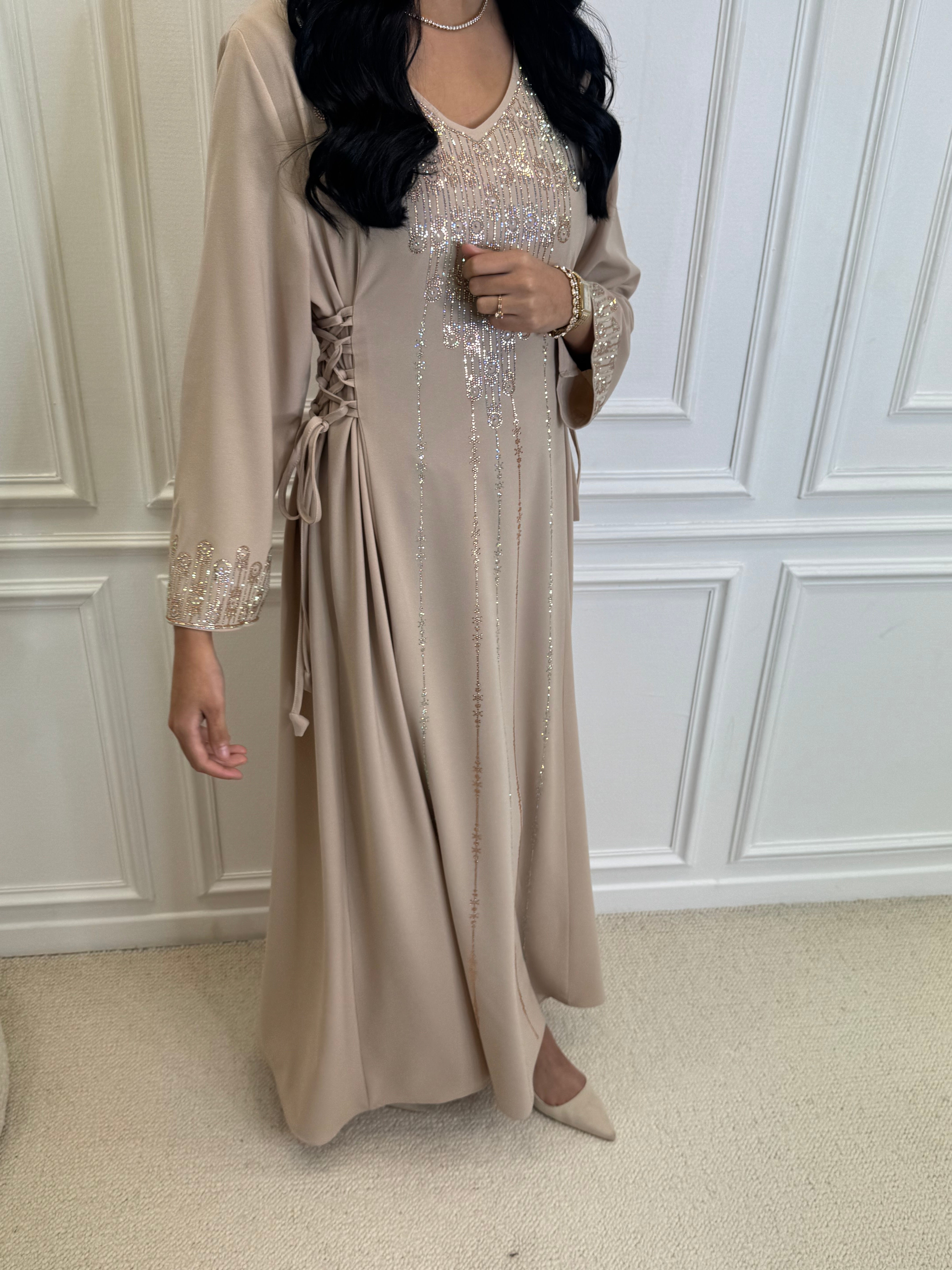 Abaya TEZA taupe