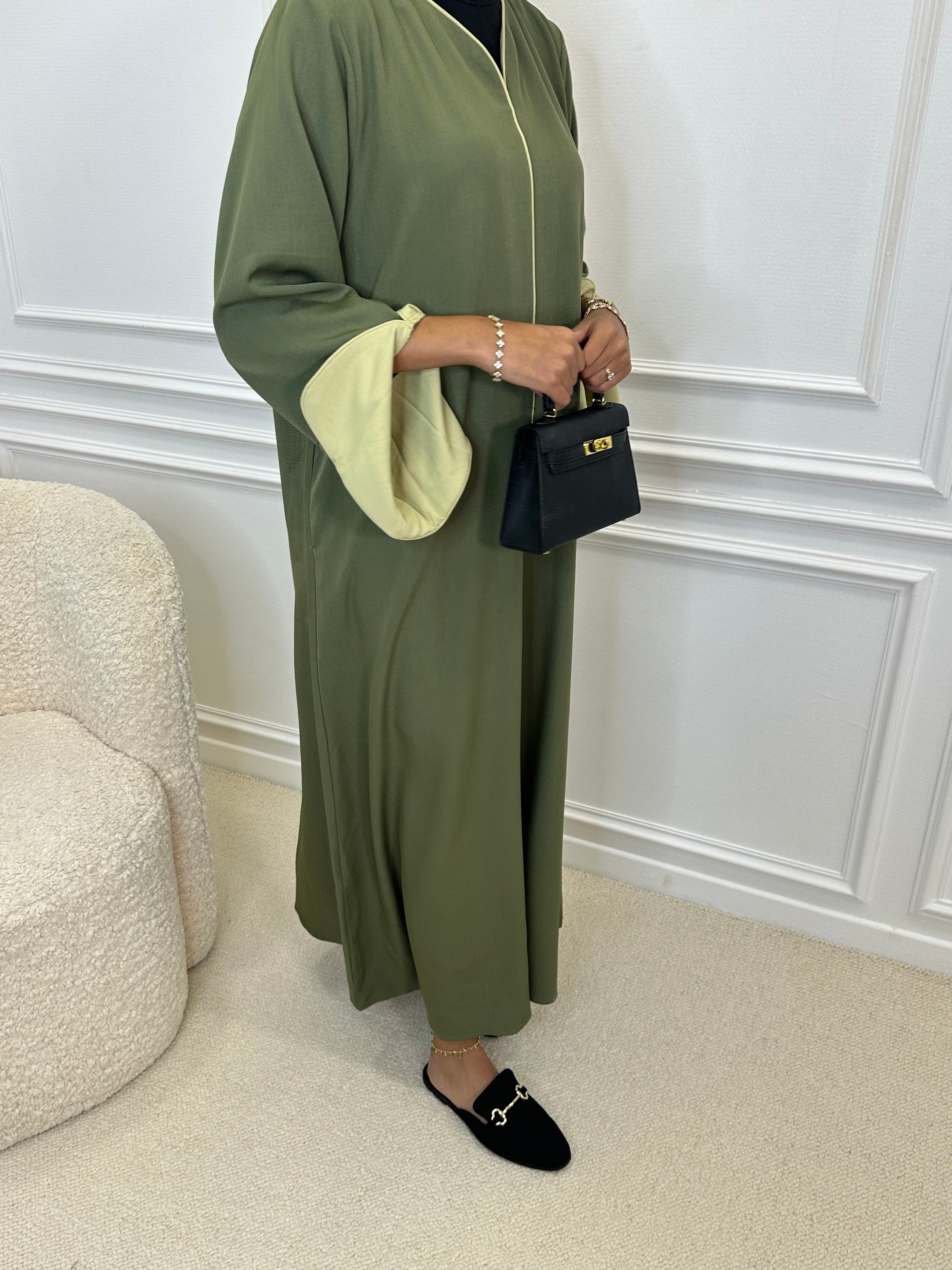 Abaya UZMA vert