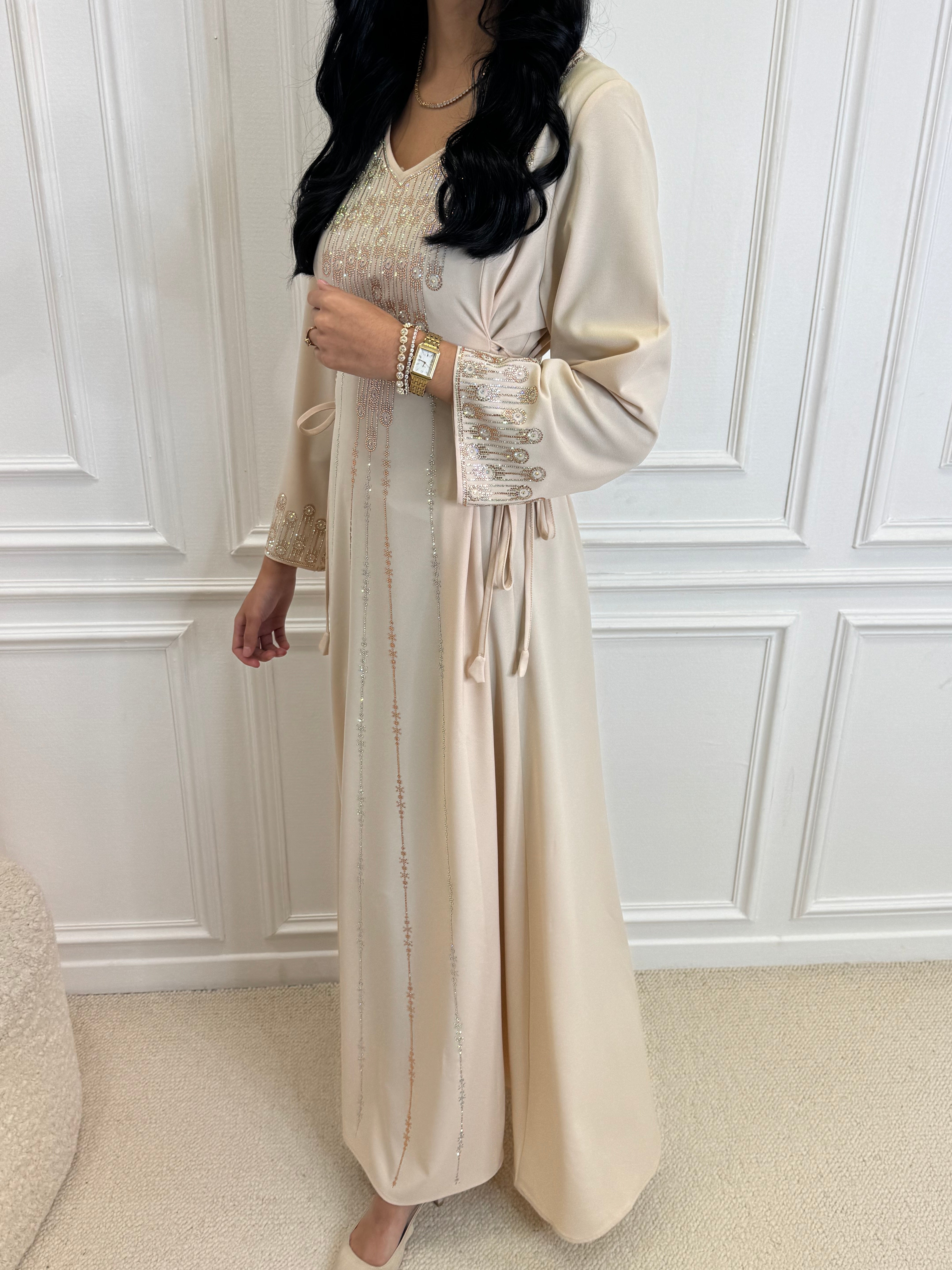 Abaya TEZA beige