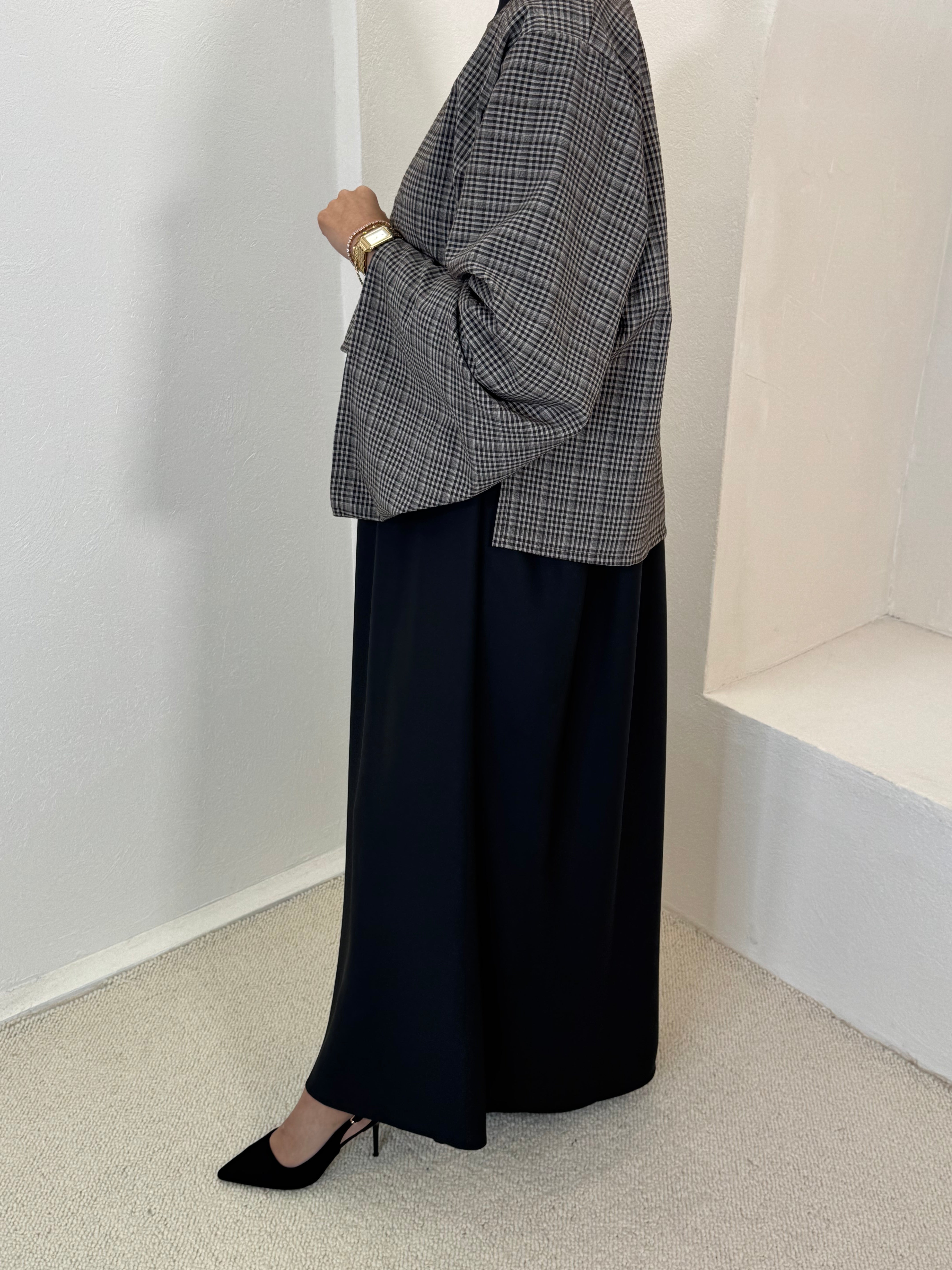 Abaya JAZZLYN carreaux