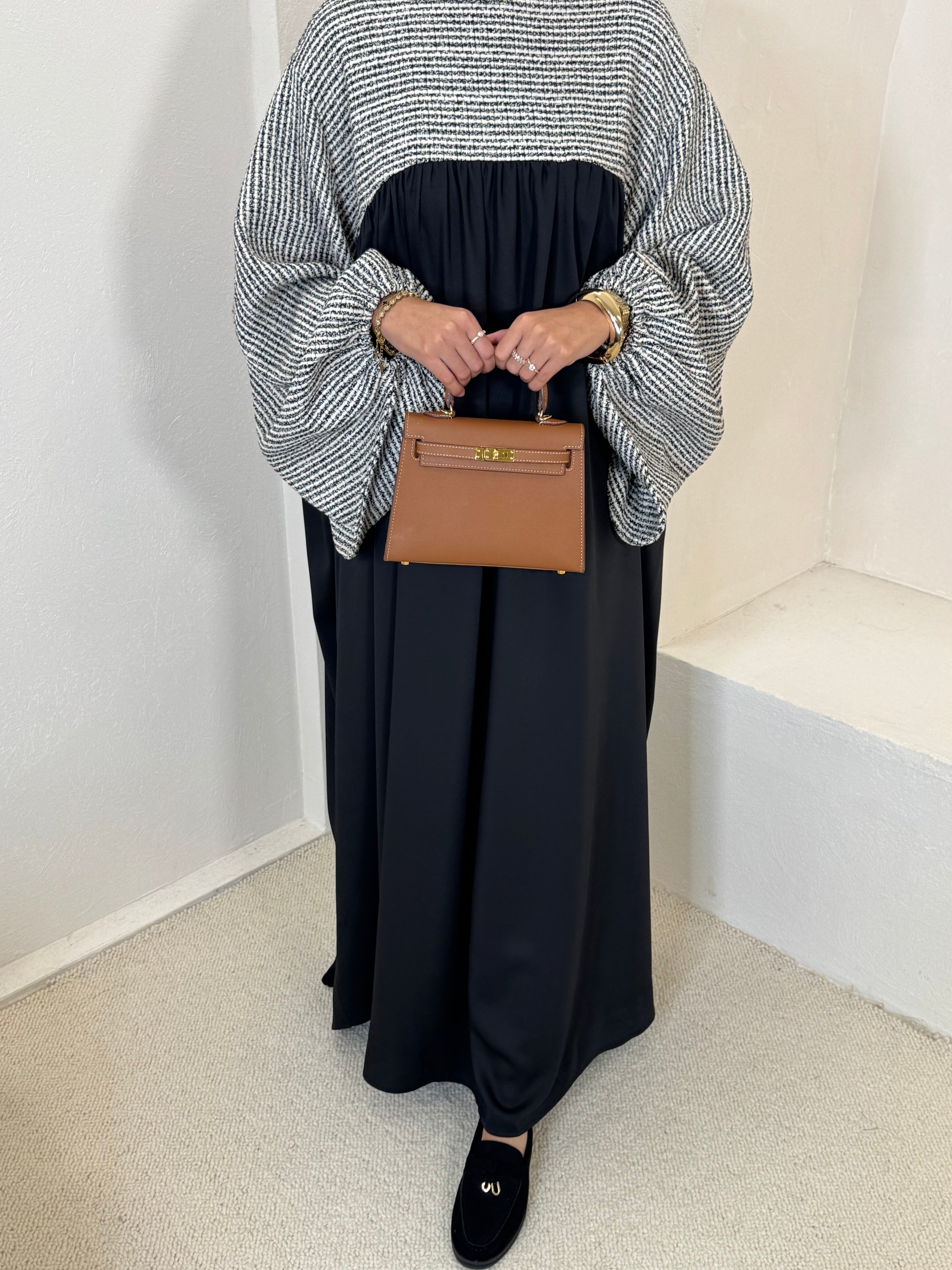 Abaya BELUCCINA rayée