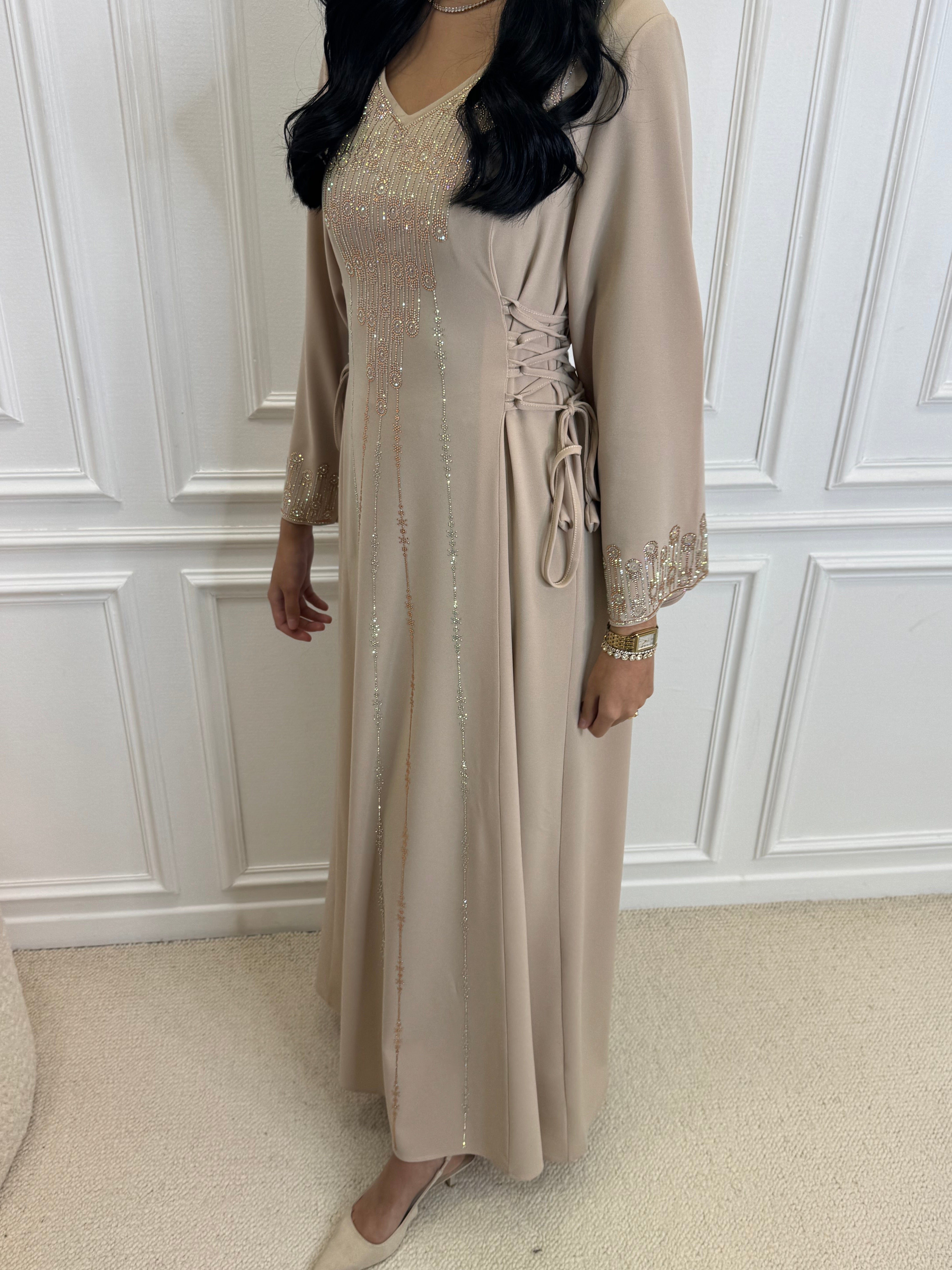 Abaya TEZA taupe
