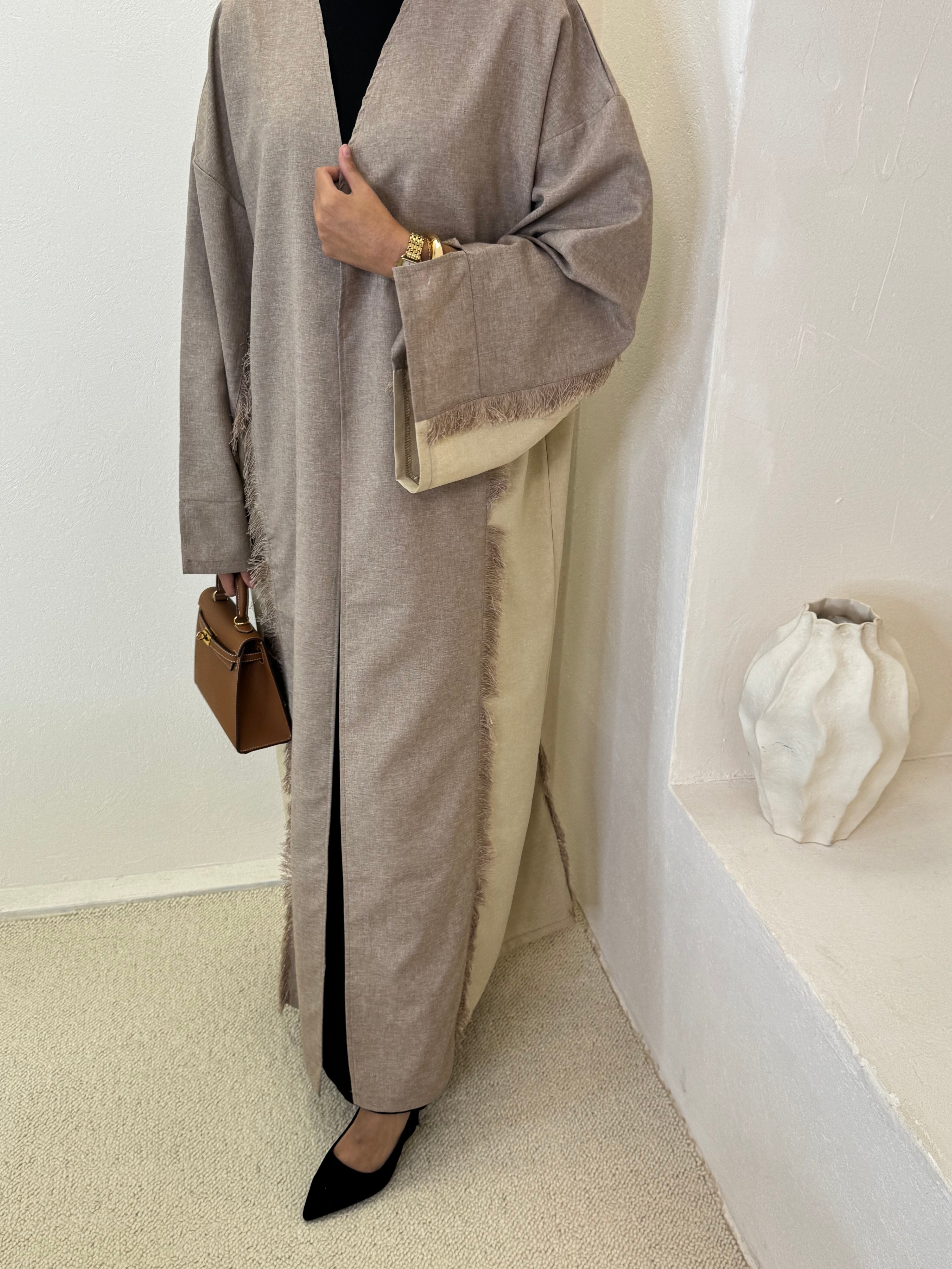 OSLO Kimono Beige & Taupe