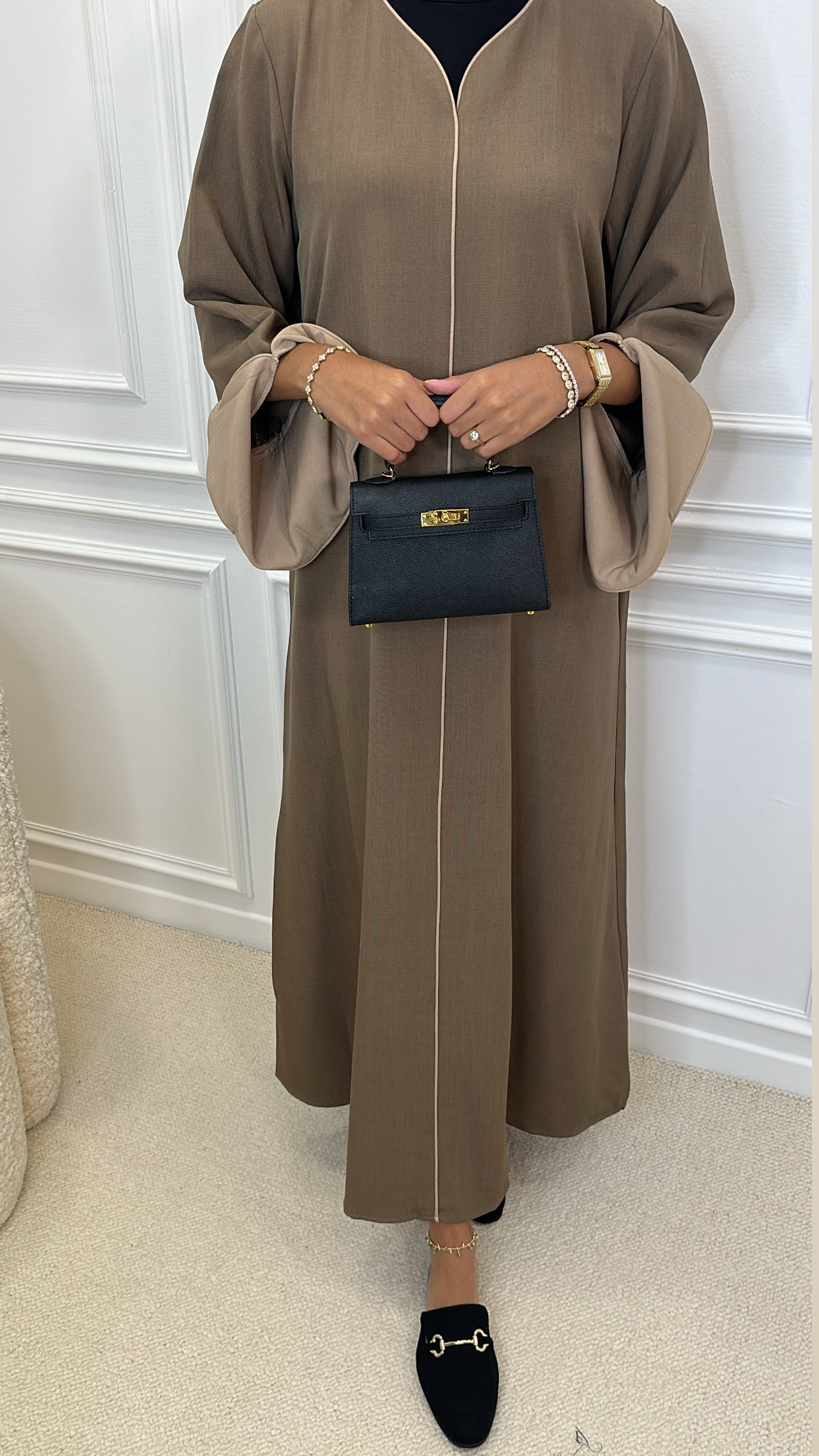 Abaya UZMA taupe