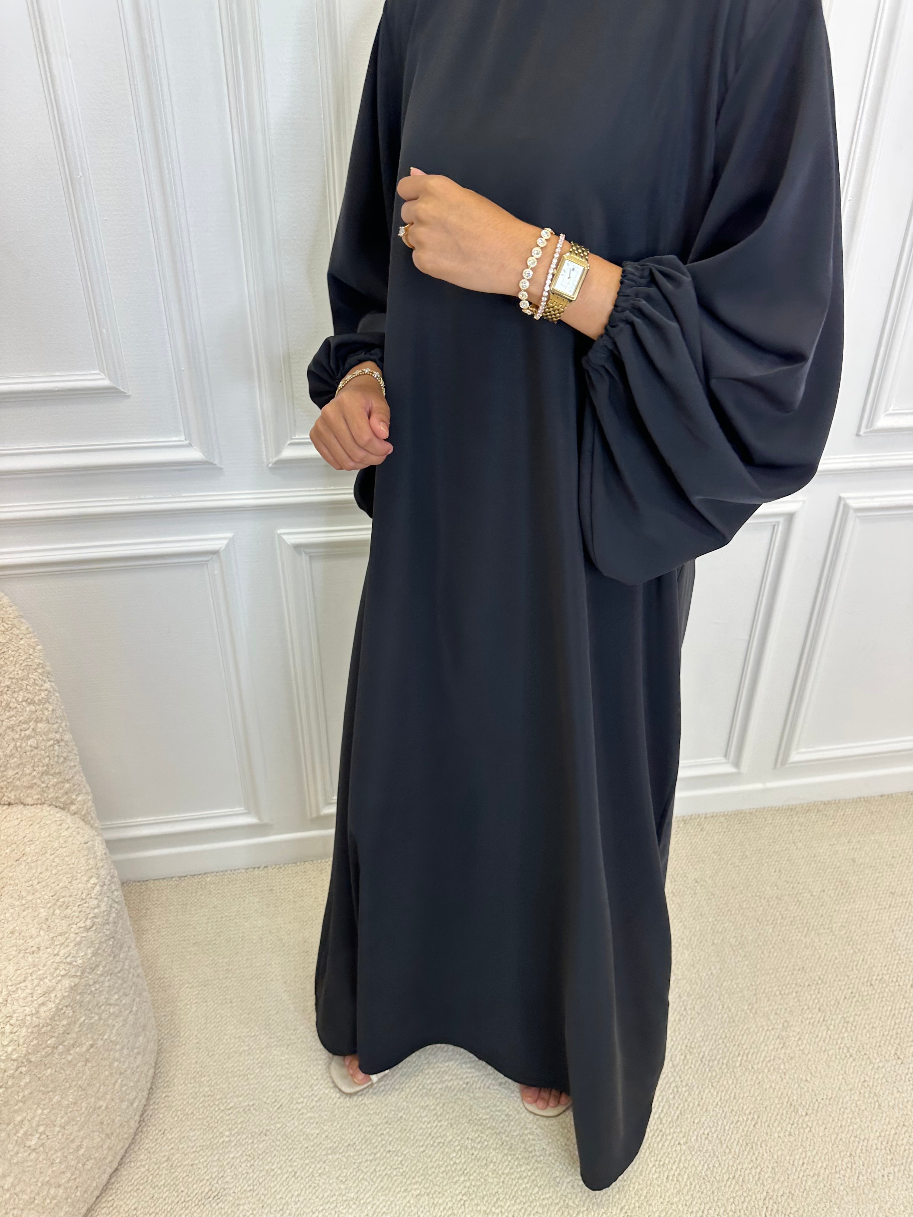 Abaya OUMEIMA noir