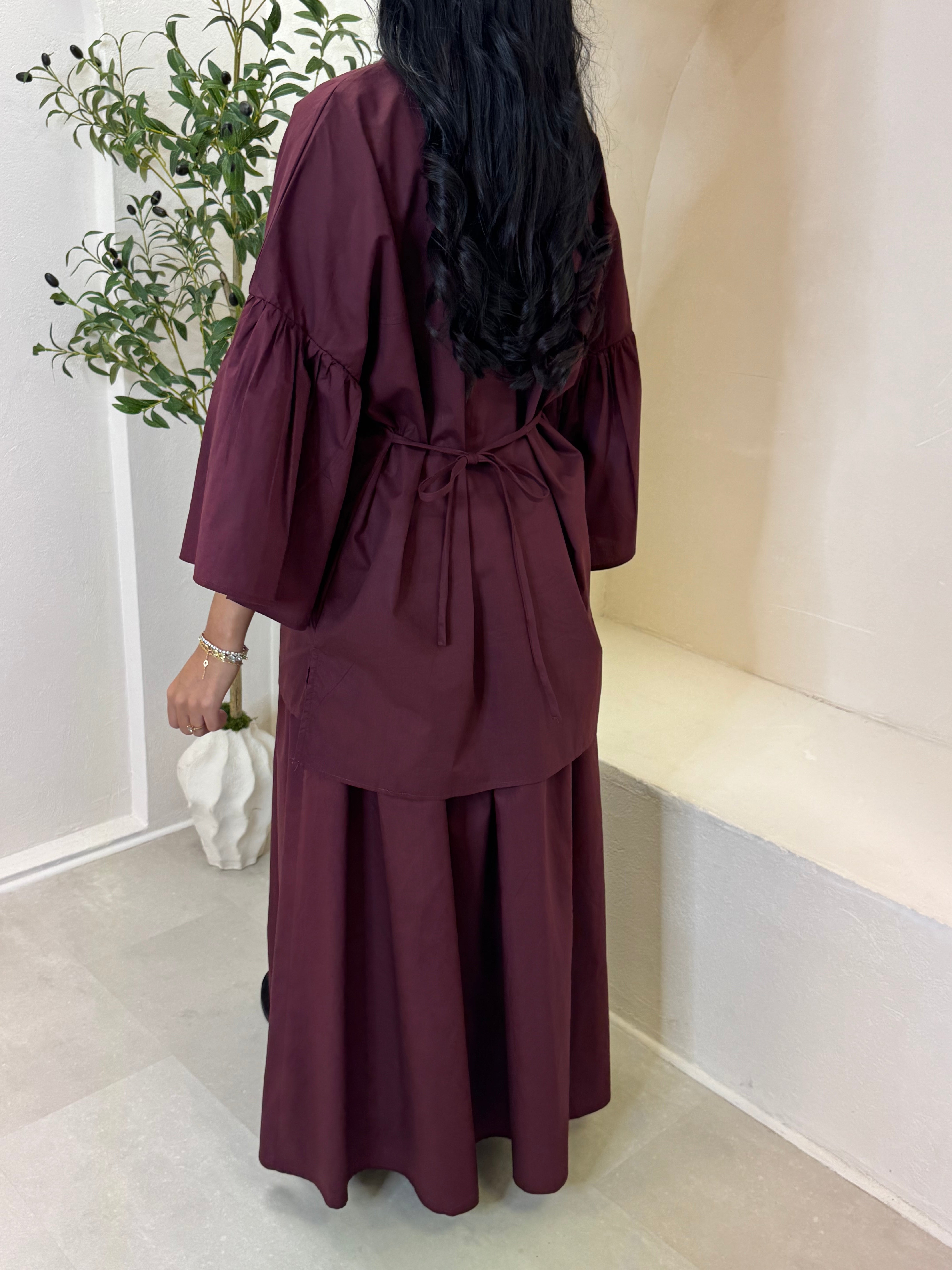 Chemise JOYA Bordeaux