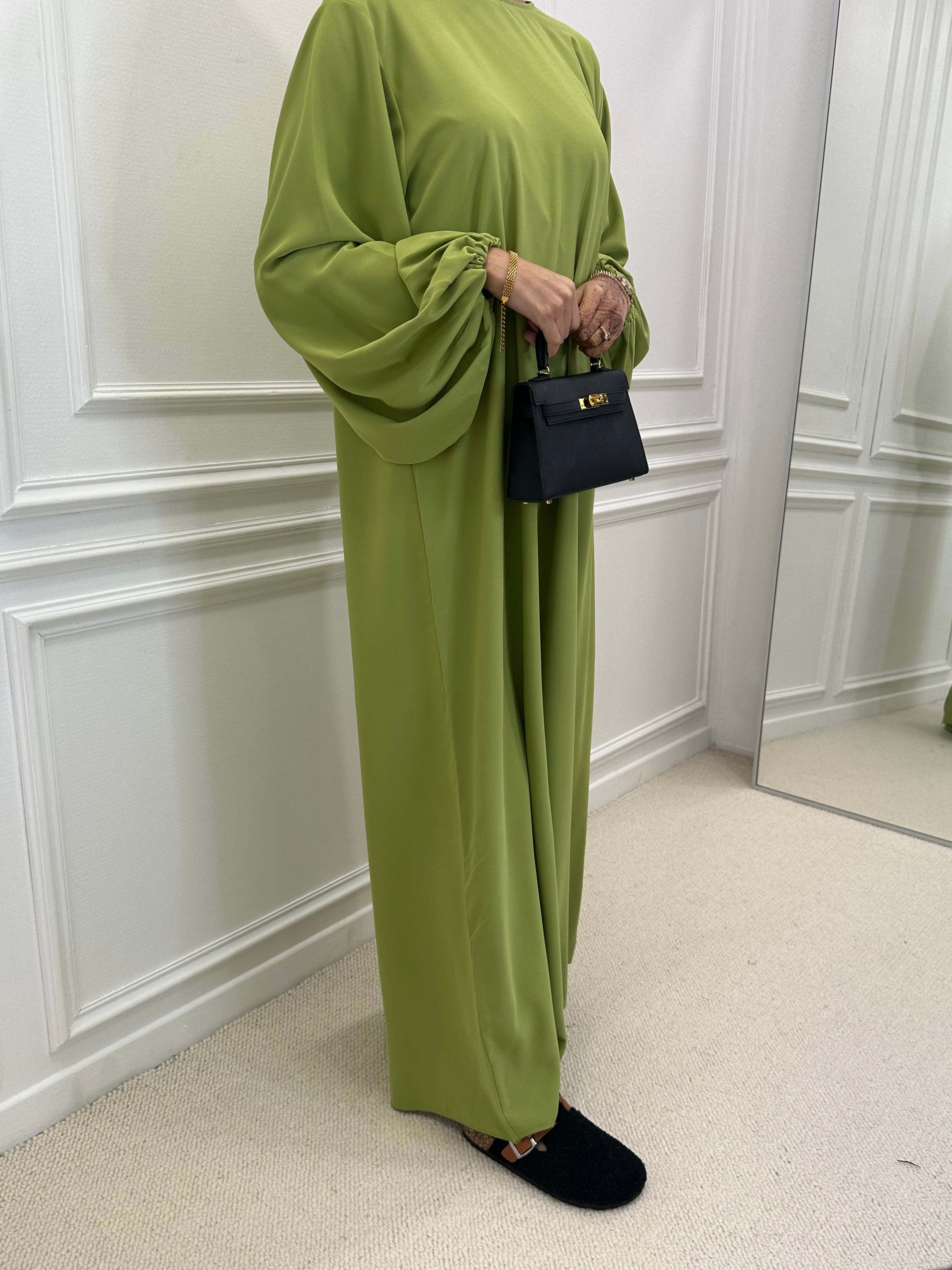 Abaya OUMEIMA verte