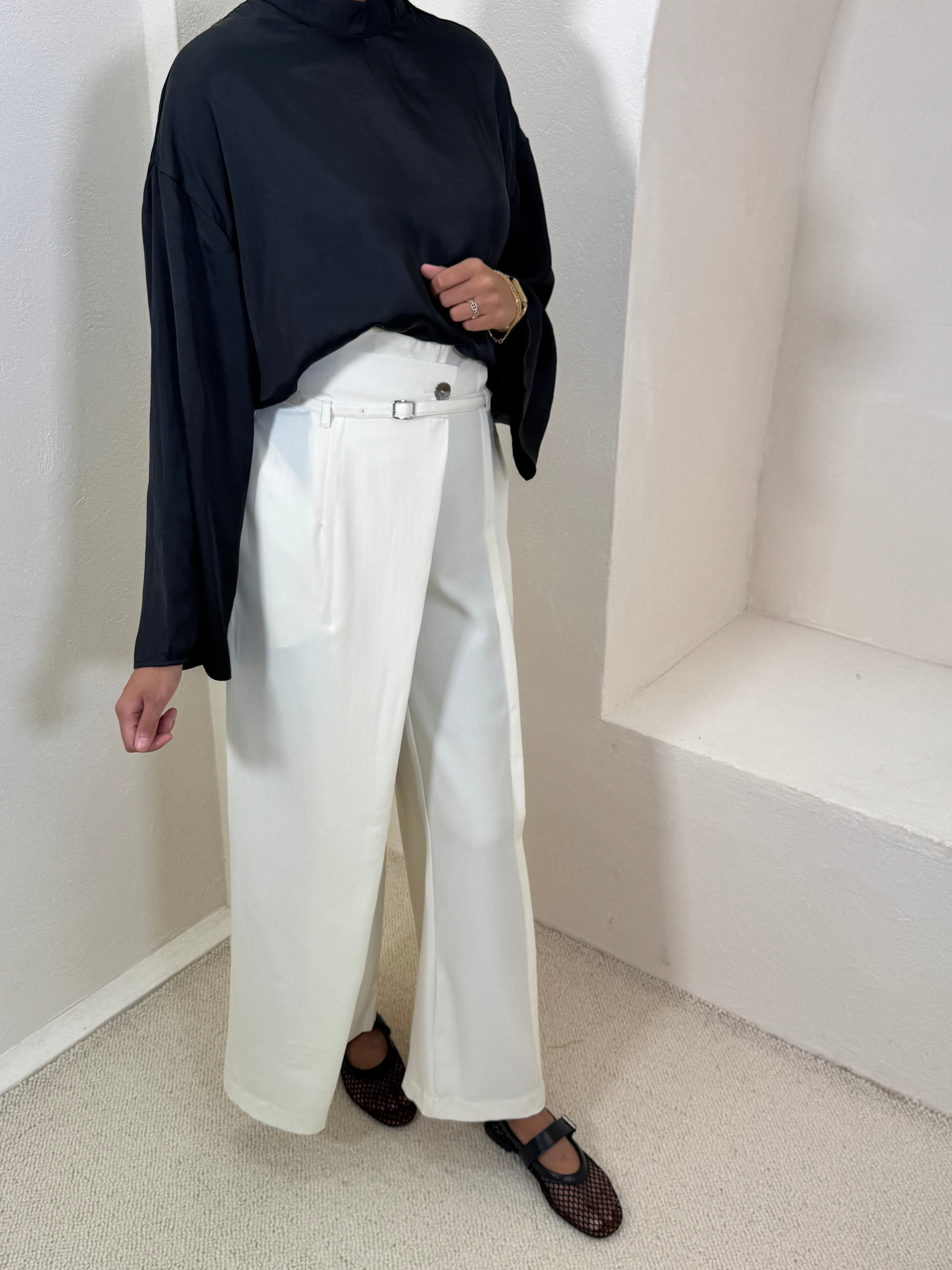Pantalon NAJWA - Marbre