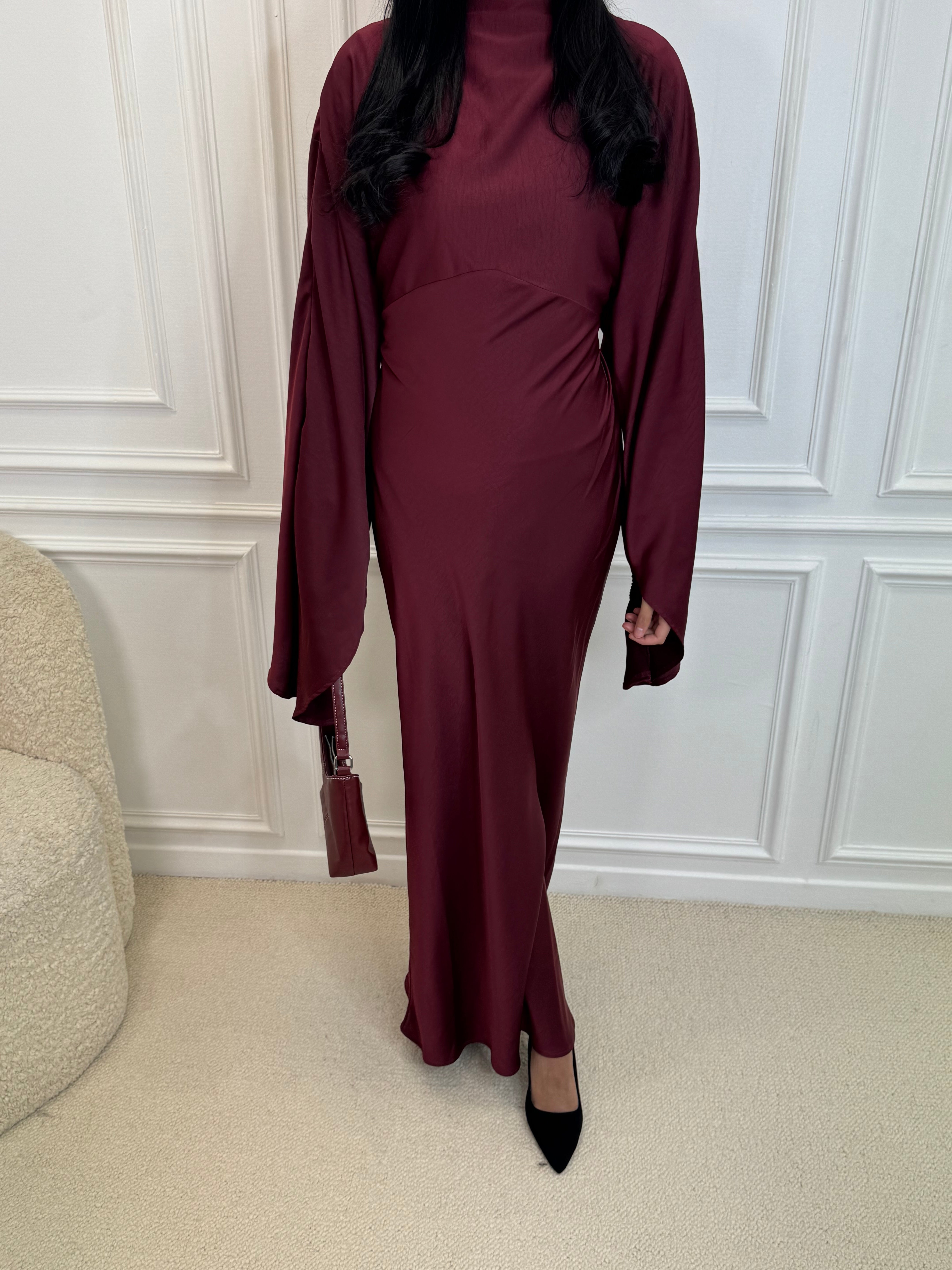 Robe MARJANE bordeaux