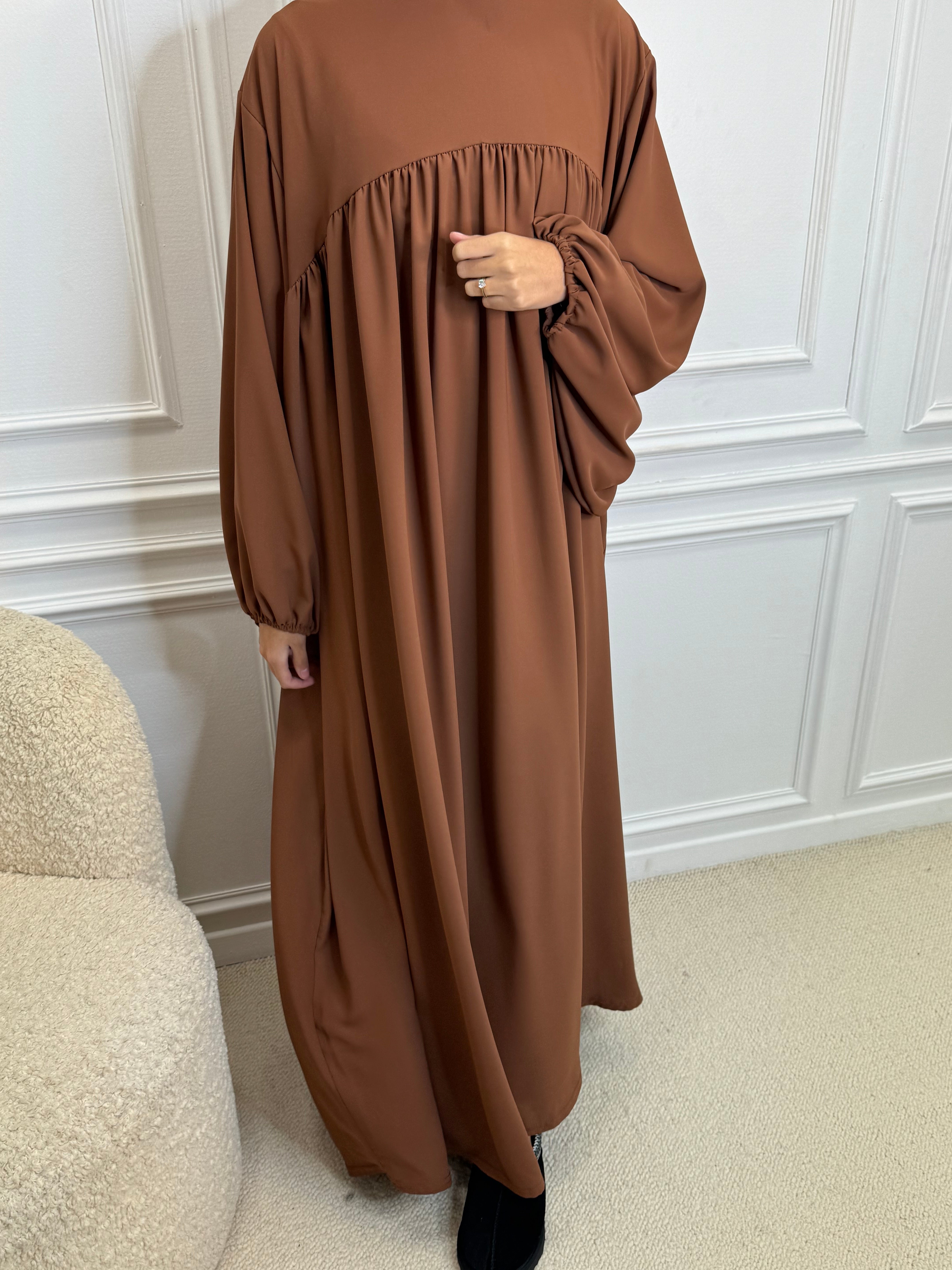 Abaya AMEL marron