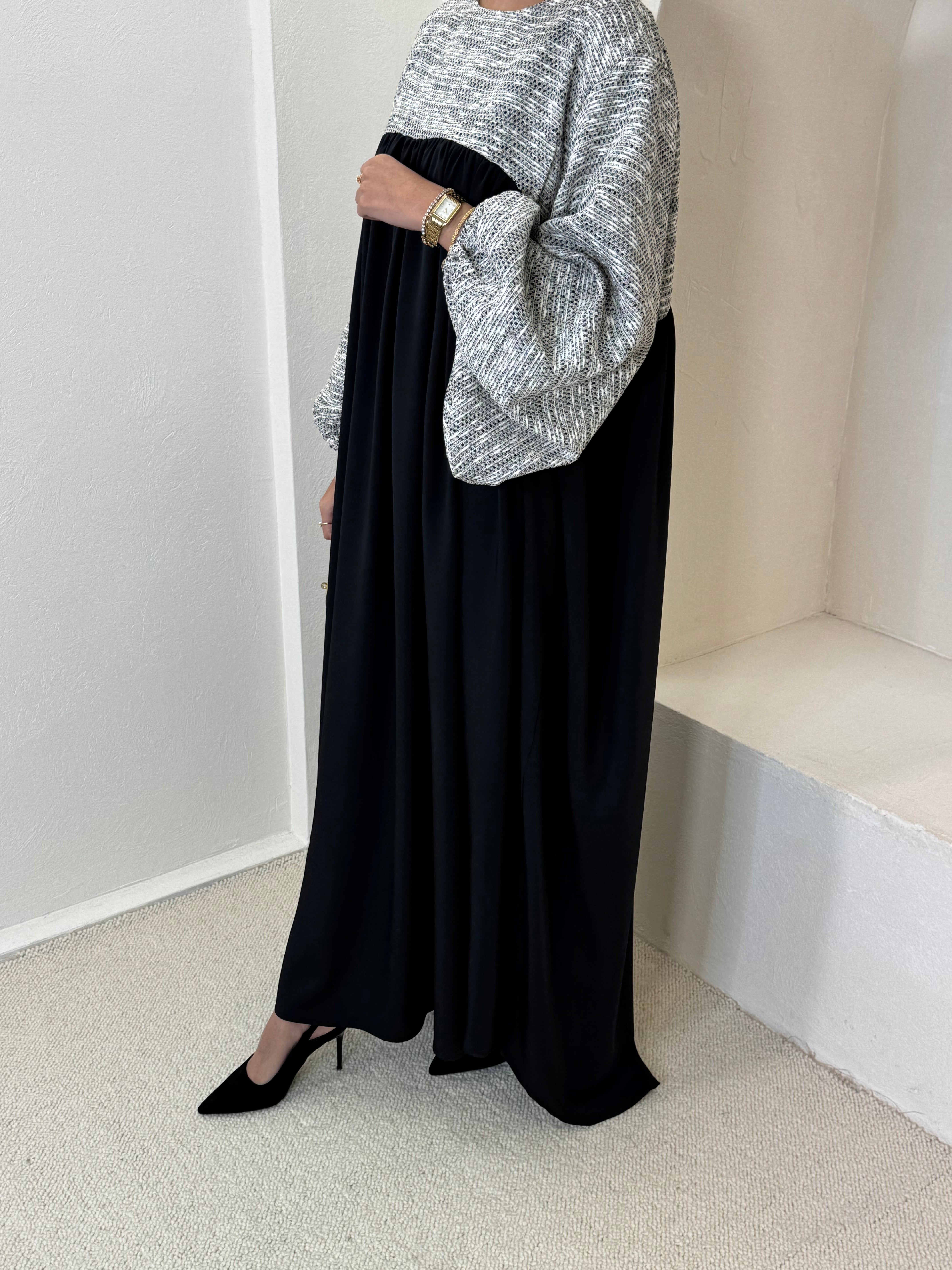 Abaya BELLUCINA beigechiné