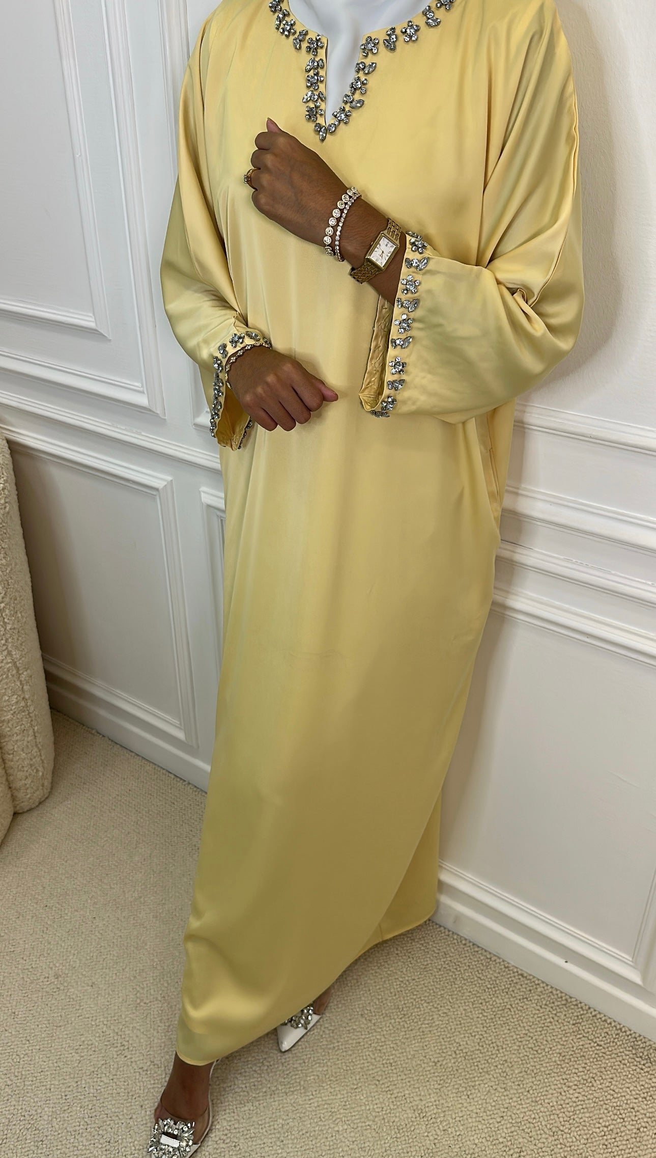 Abaya MELYA jaune