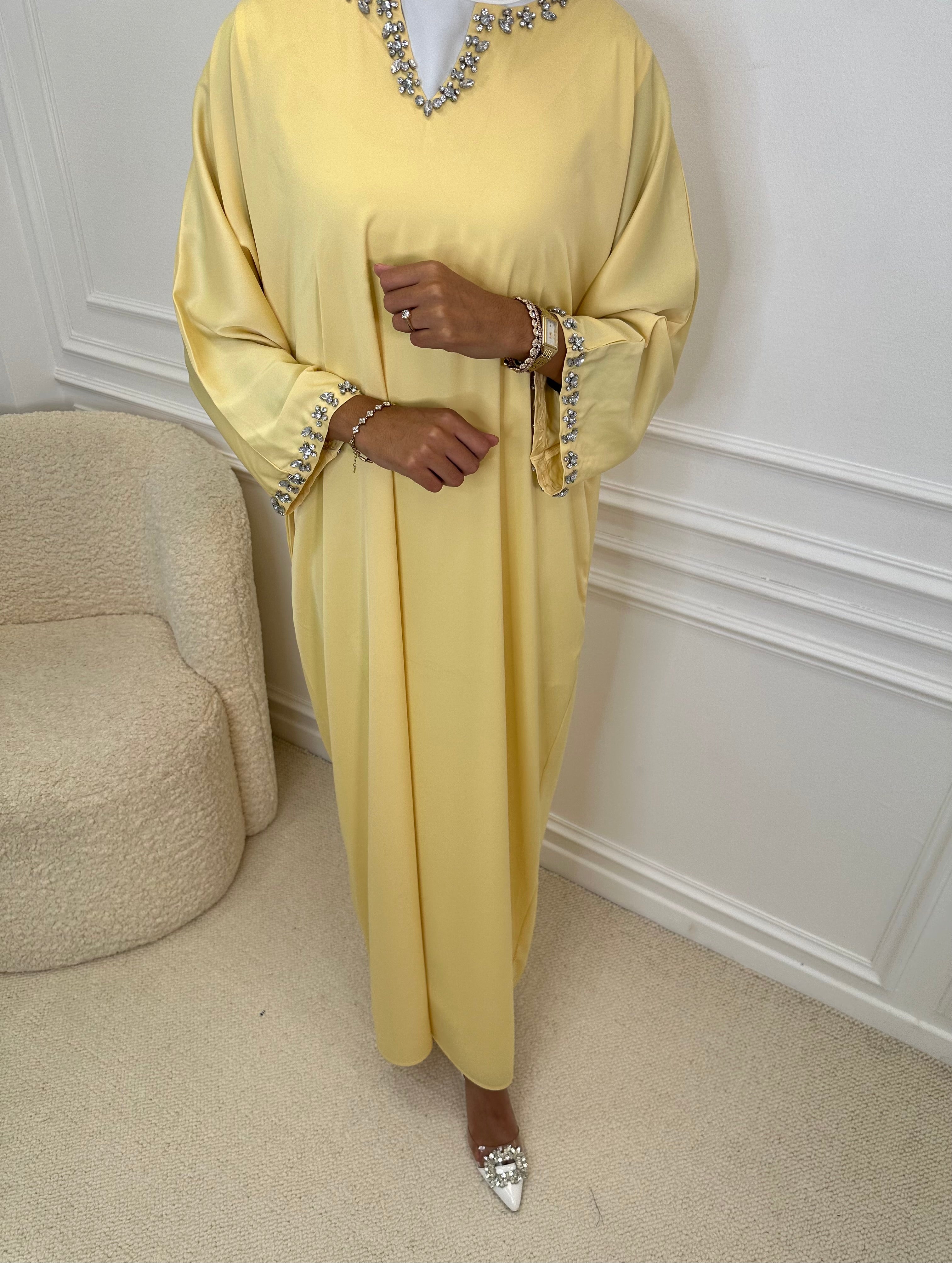 Abaya MELYA jaune