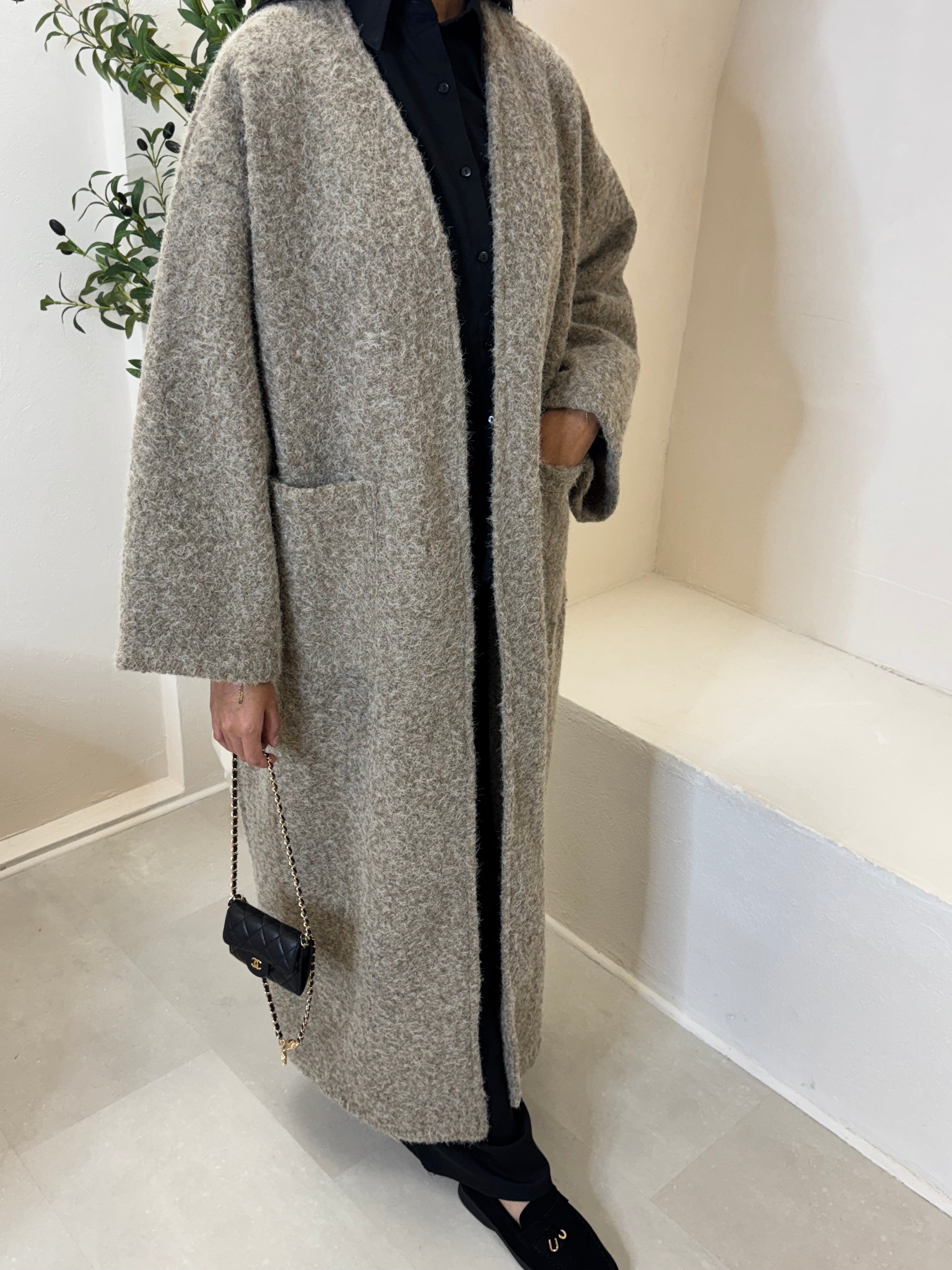 Manteau SOUKIE taupe