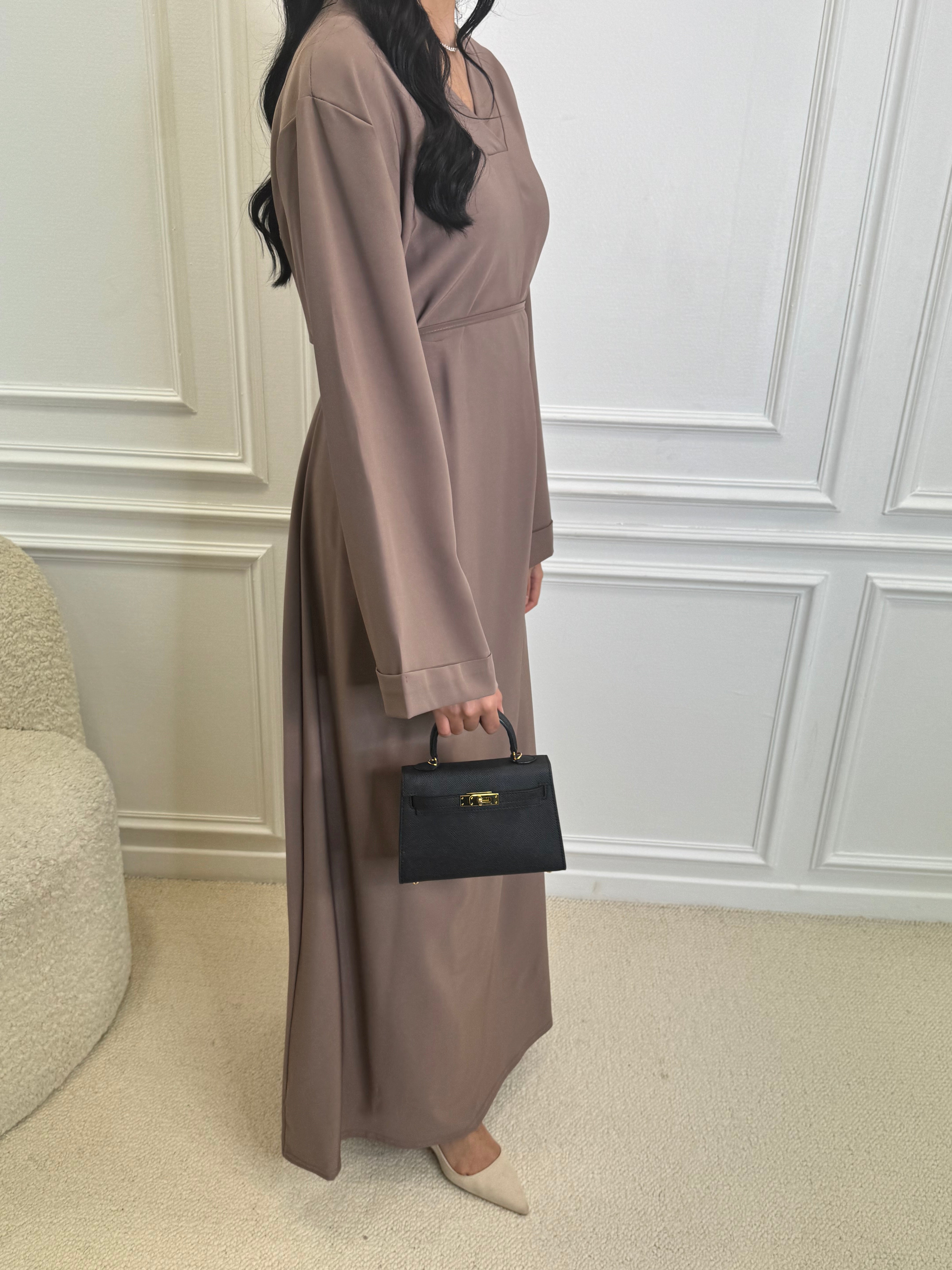 Abaya LIA taupe