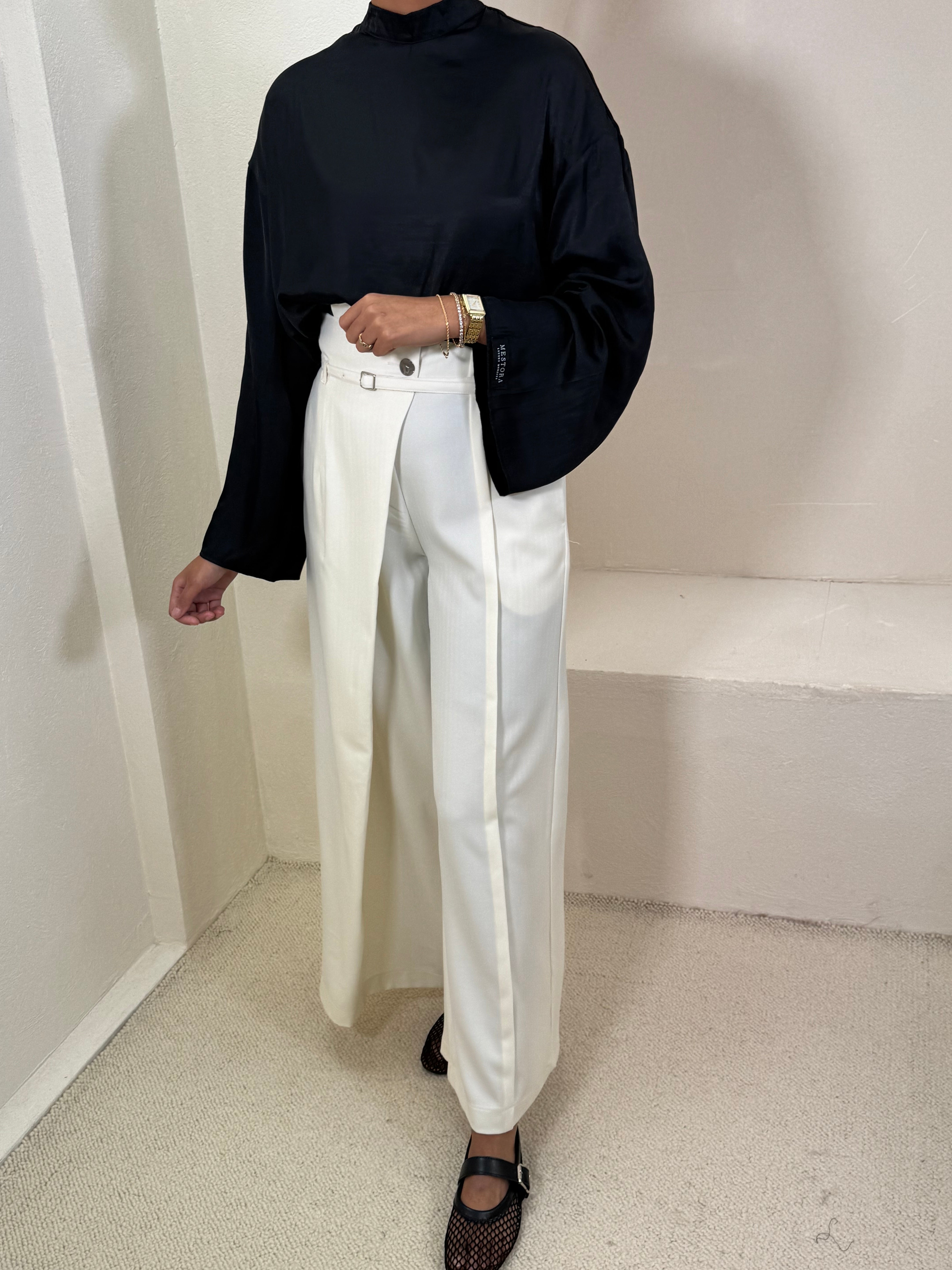 Pantalon NAJWA - Marbre